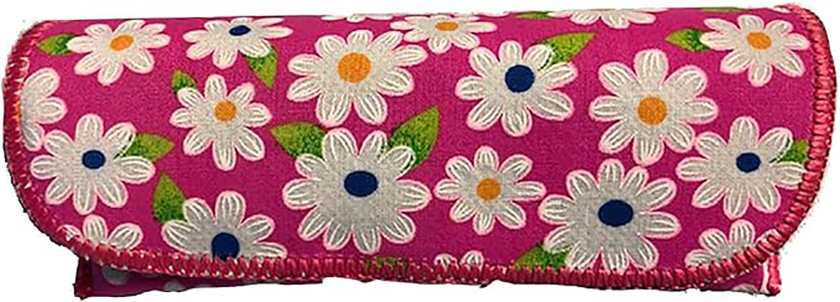 Kid Crazy Small Semi-Hard Eyeglasses Case - Daisies