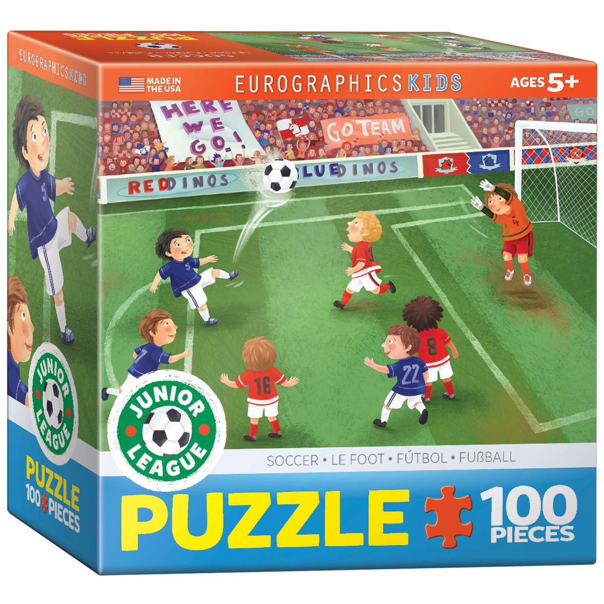 EuroGraphics Soccer Junior League Jigsaw Puzzle (60Piece) Small Box eBay