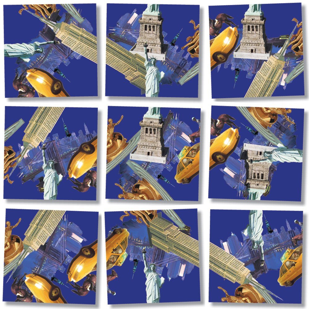 B Dazzle New York Scramble Squares 9 Piece Puzzle EBay