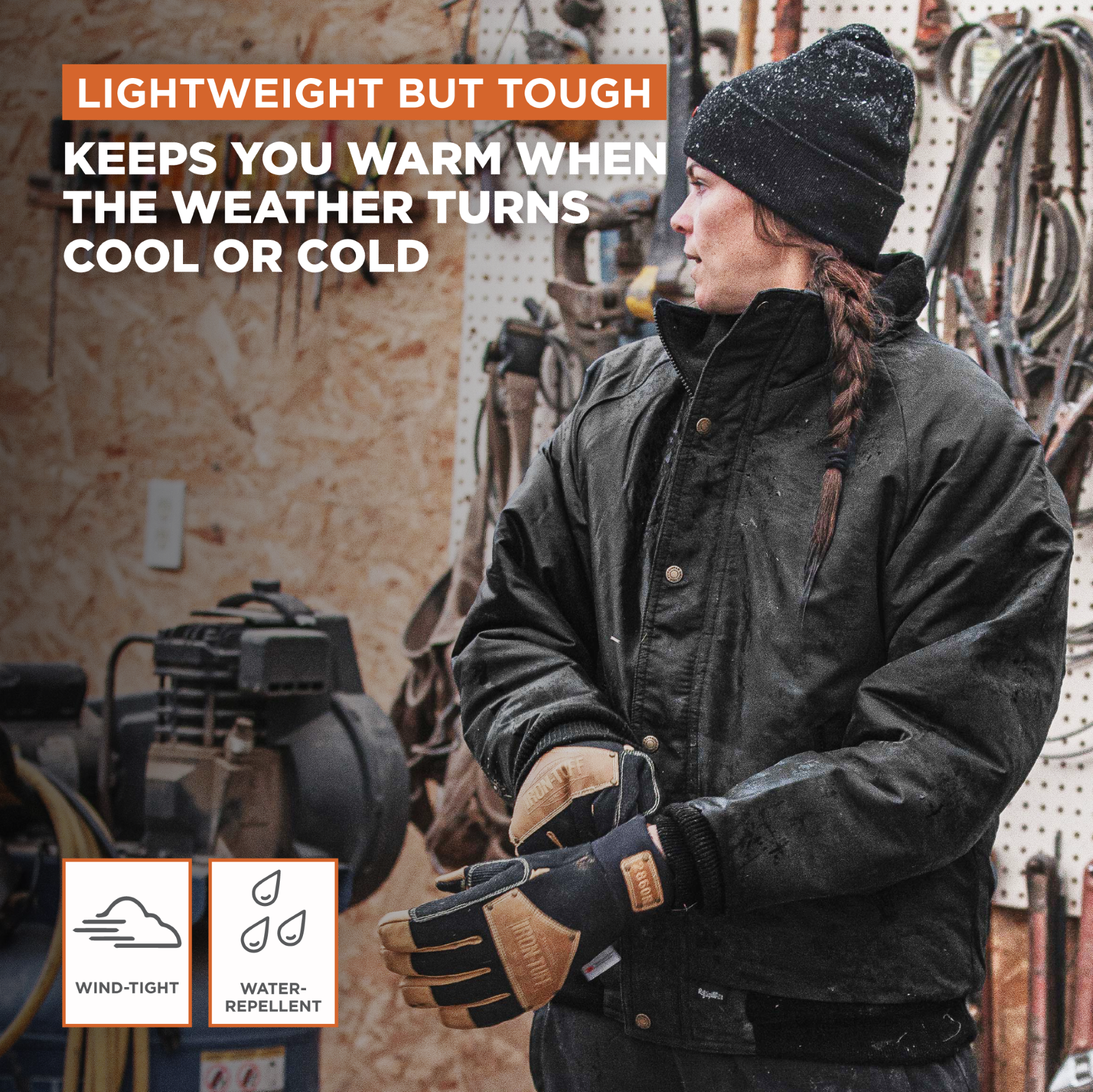 RefrigiWear ChillBreaker Jacket - Insulated Work Coat, Water-Repellent, - Picture 10 of 10