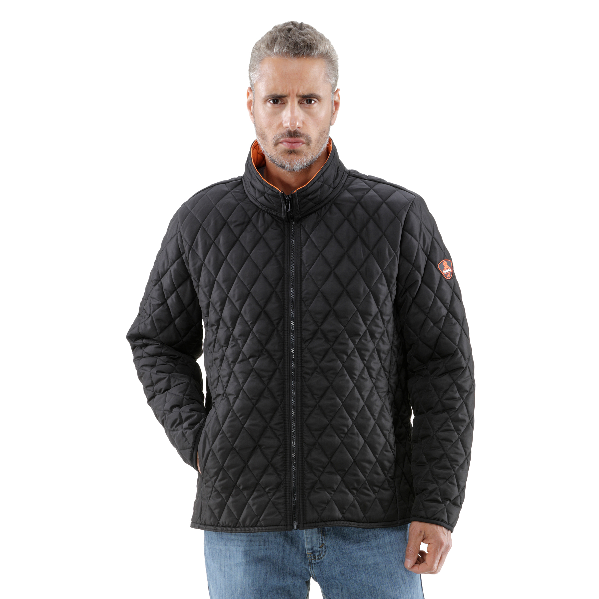 Refrigiwear Mens Lightweight Warm Insulated Diamond Quilted Jacket