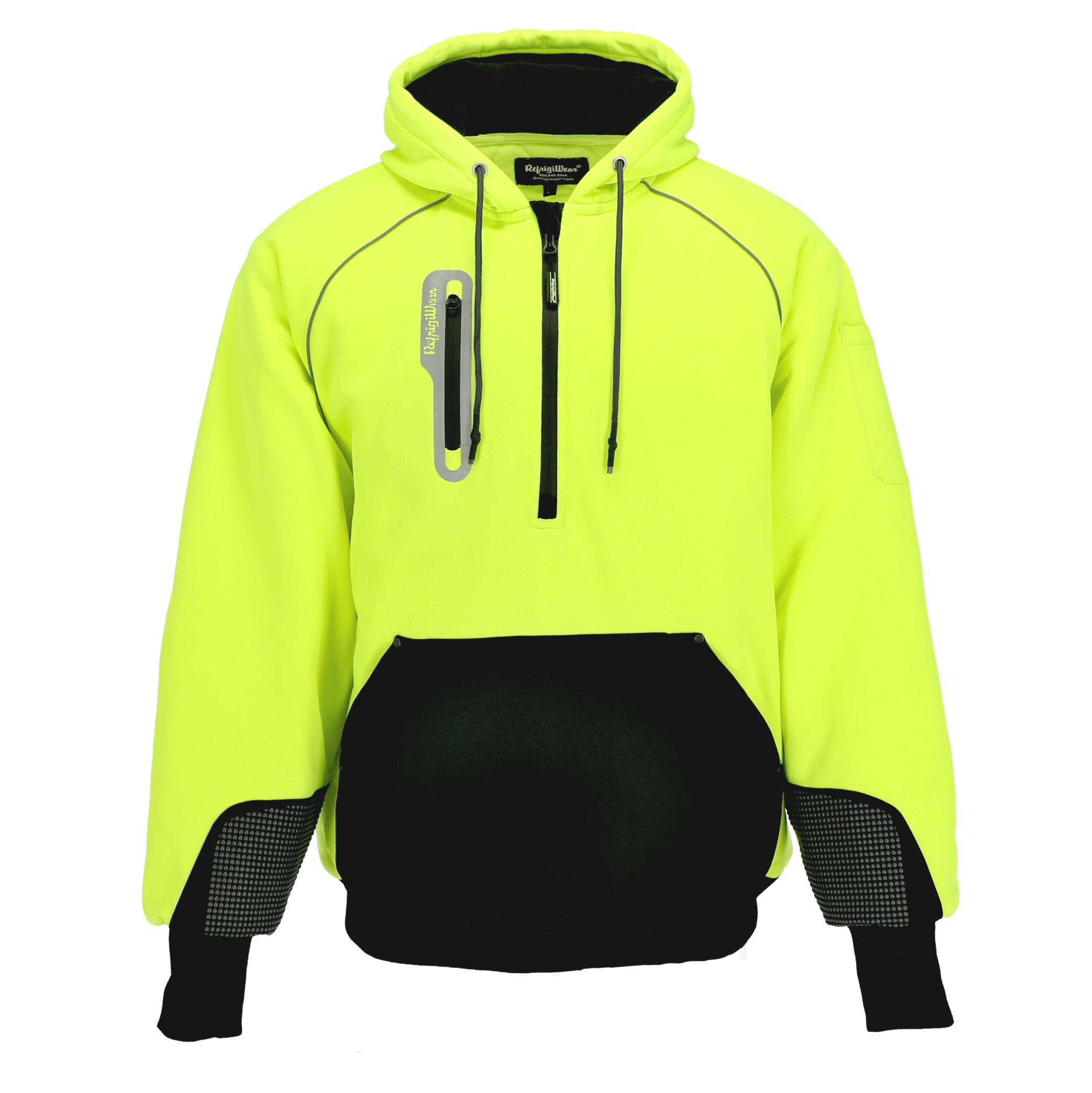 RefrigiWear Men's PolarForce Pullover Sweatshirt - Insulated Hoodie with - Picture 7 of 10