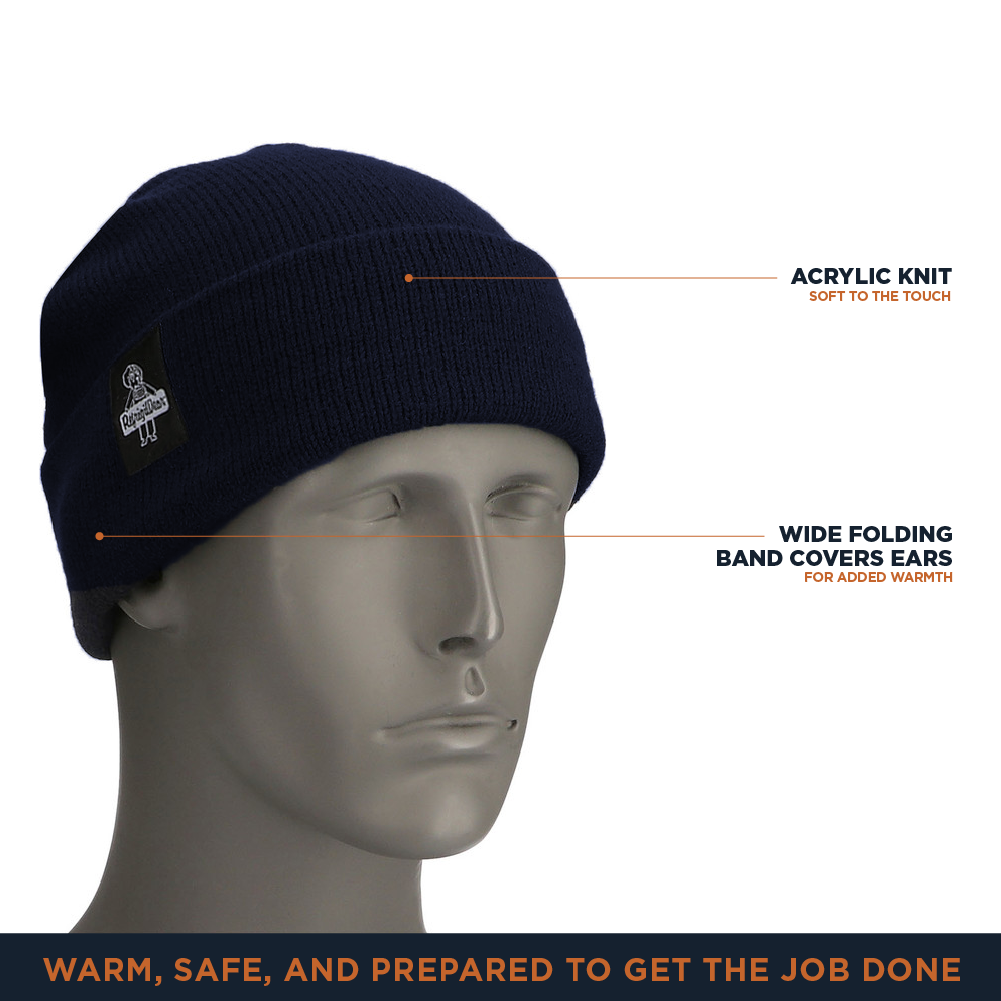 RefrigiWear Knit Watch Cap – Unisex Warm Winter Beanie Hat for Cold Weather - Picture 17 of 21