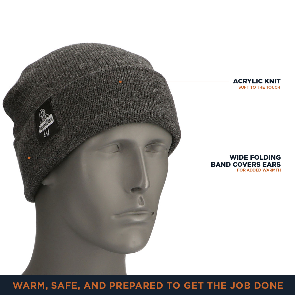RefrigiWear Knit Watch Cap – Unisex Warm Winter Beanie Hat for Cold Weather - Picture 13 of 22