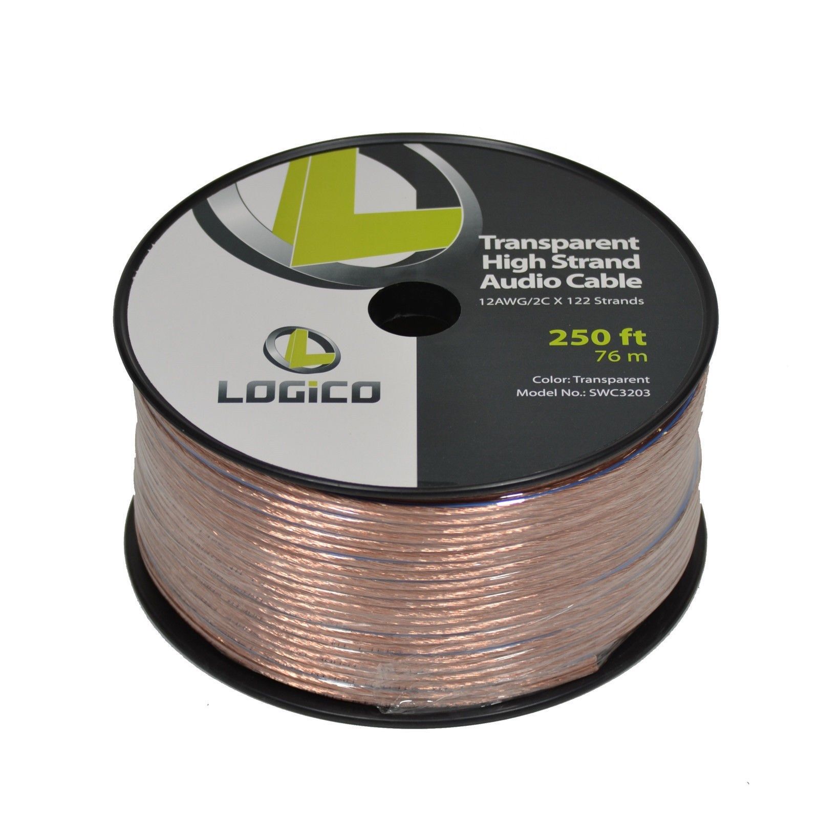 Car Home Audio Speaker Wire 12 Gauge 250 ft Audio Speaker Cable 12AWG 250'