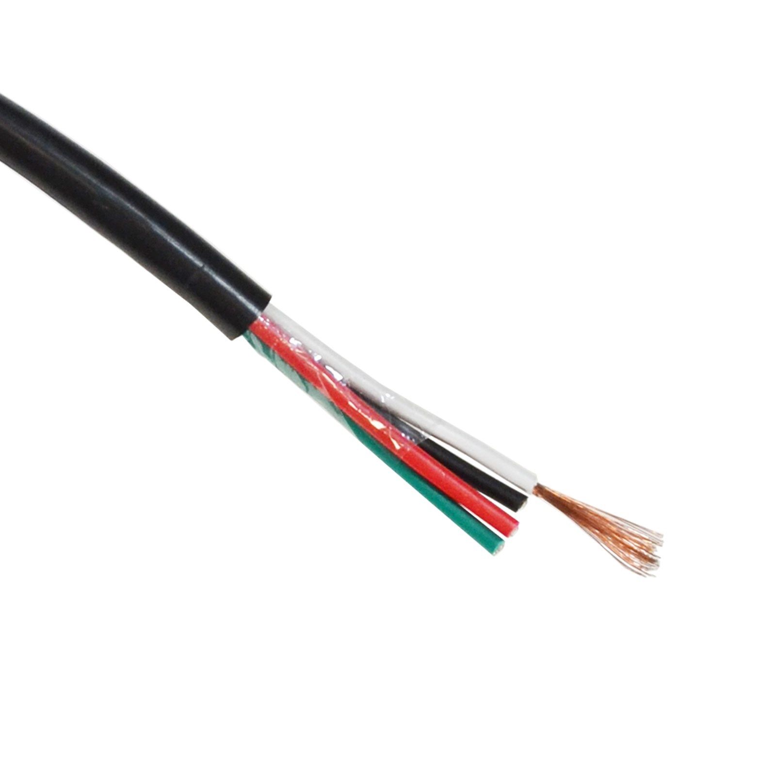 16 AWG Gauge 16/4 InWall Outdoor Direct Burial UV CL2 Speaker Wire