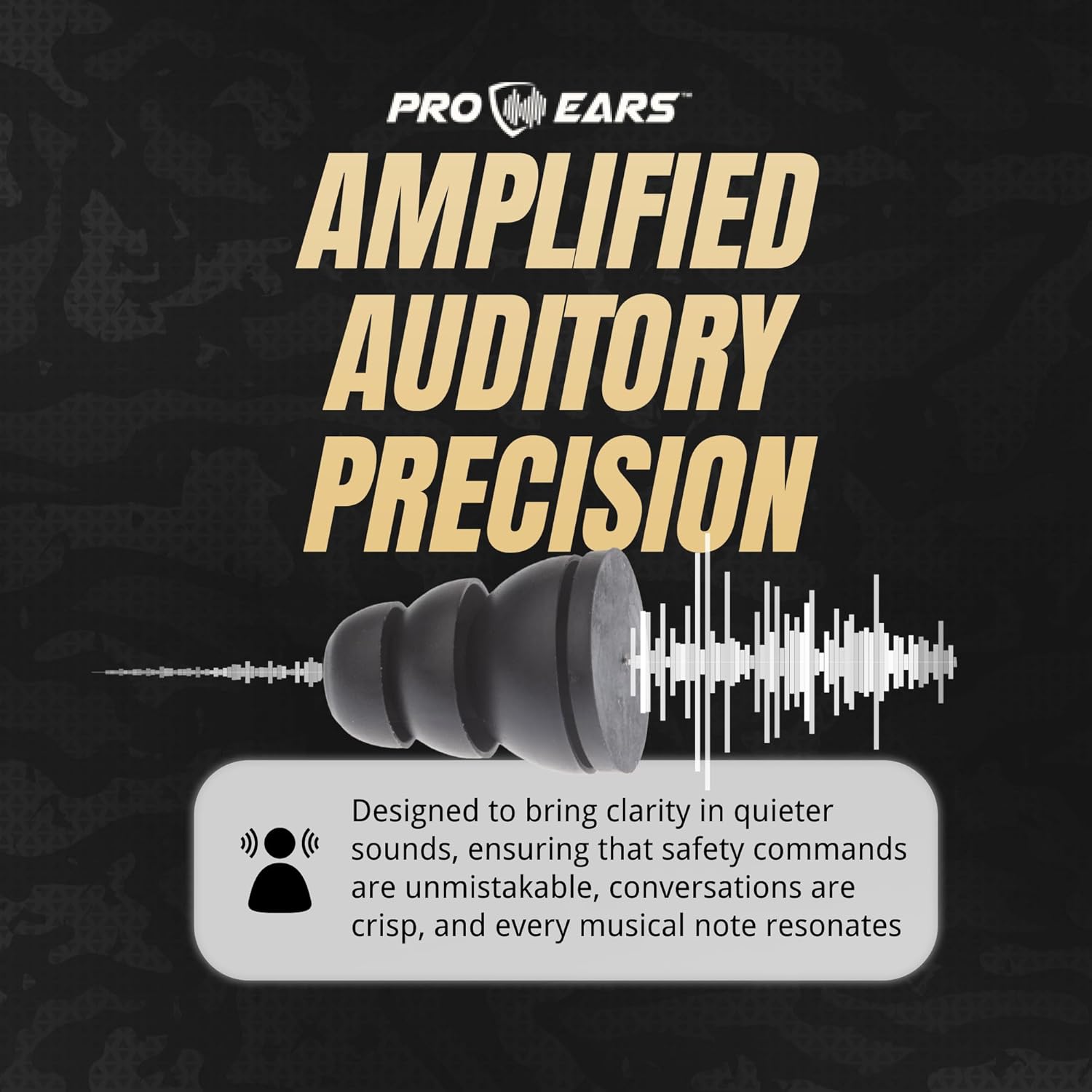 Pro Ears Audiomorphic Plug Small-Black