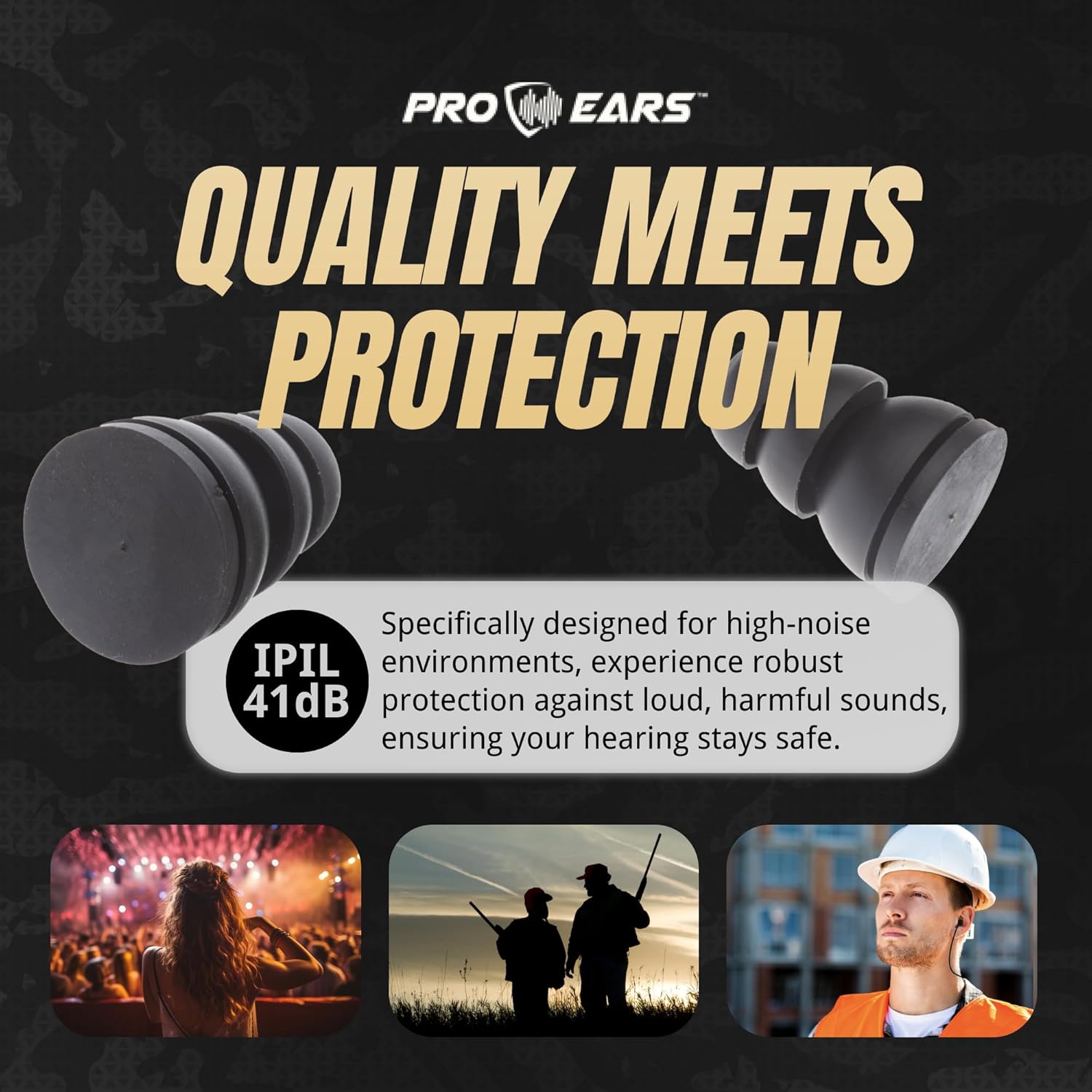 Pro Ears Audiomorphic Plug Small-Black