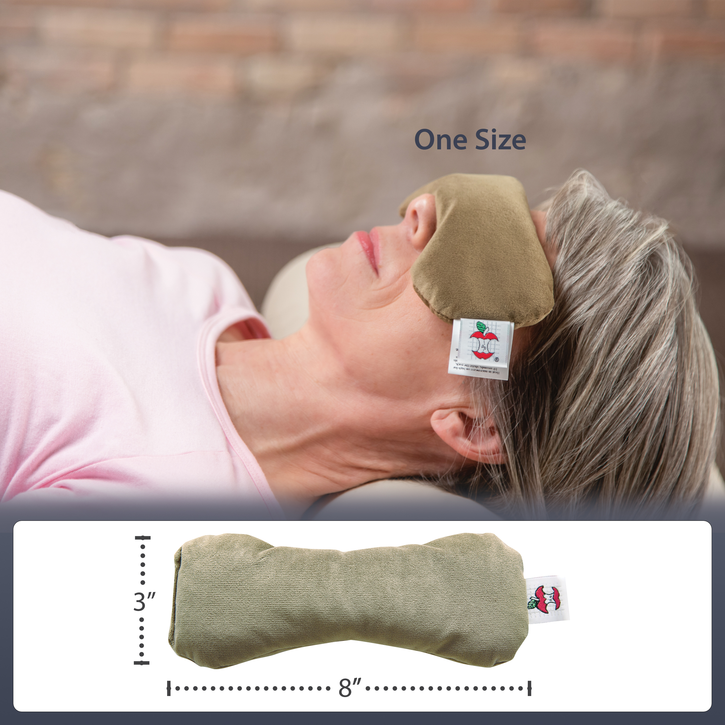 Core Products MicroBeads Eye Compress Moist Heat Therapy Pack