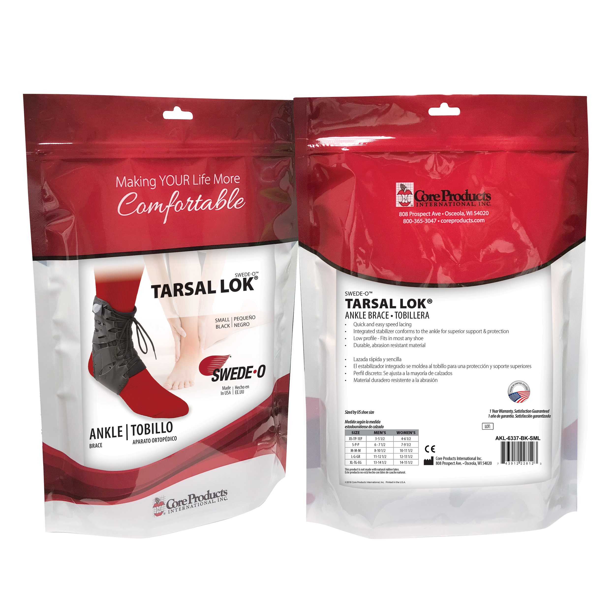 Tobillera Swede-O Tarsal Lok NUEVA - Imagen 25 de 40