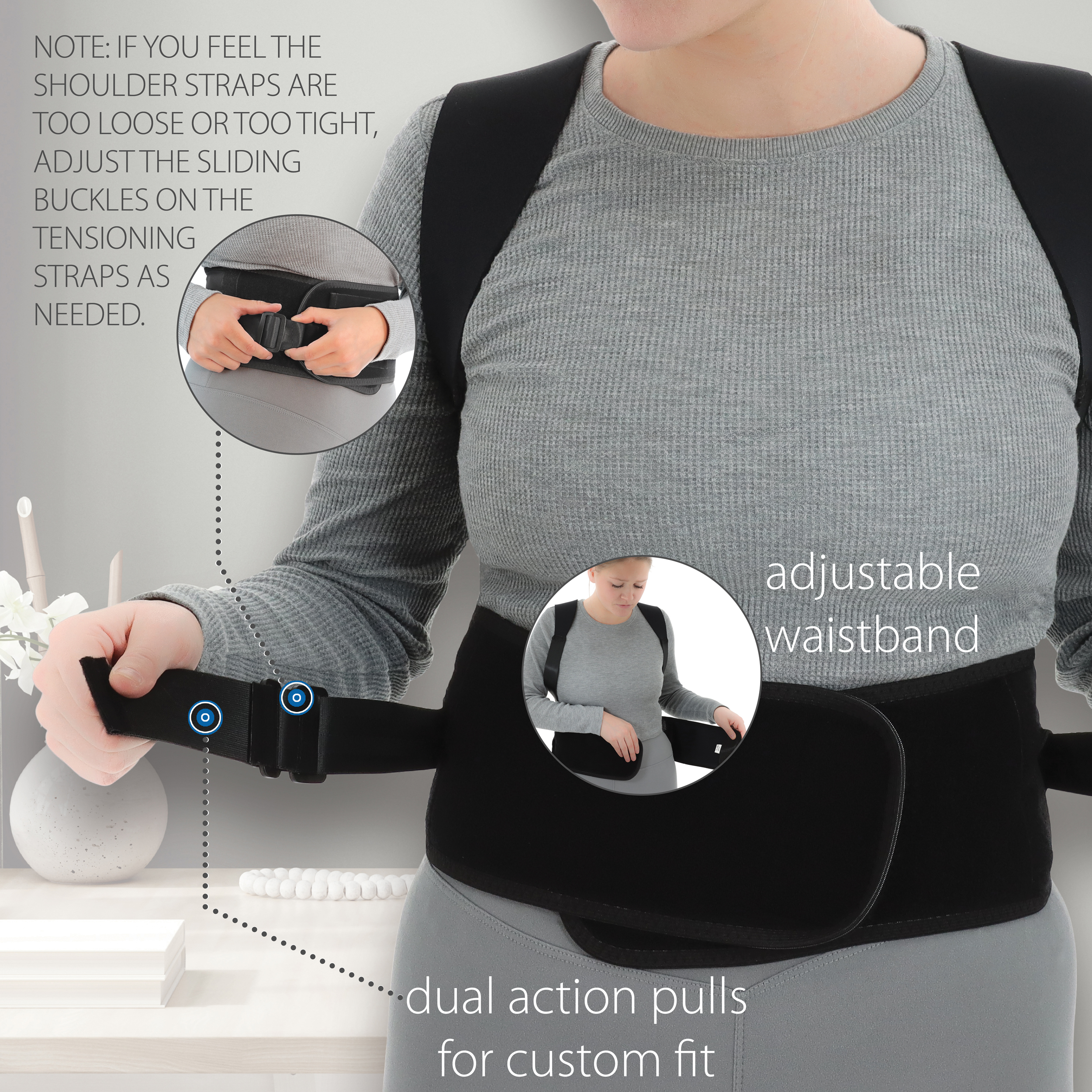 Core Products Perfect Posture Corrector, Fully Adjustable, Breathable Shoulder - Picture 12 of 31