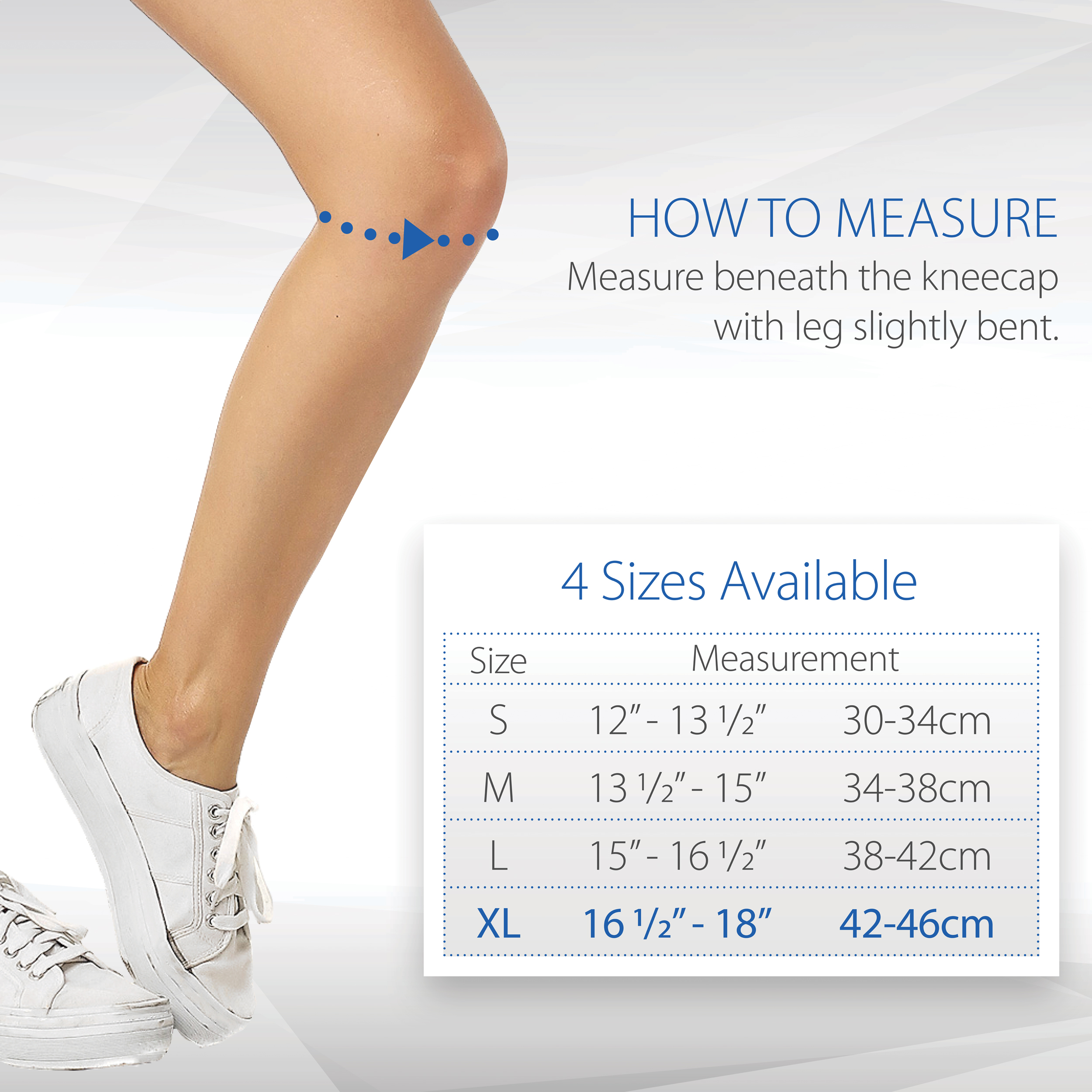 Swede-O ElasticTetra-Stretch Knee Support Compression Helps Reduce Inflammation - Imagen 19 de 20
