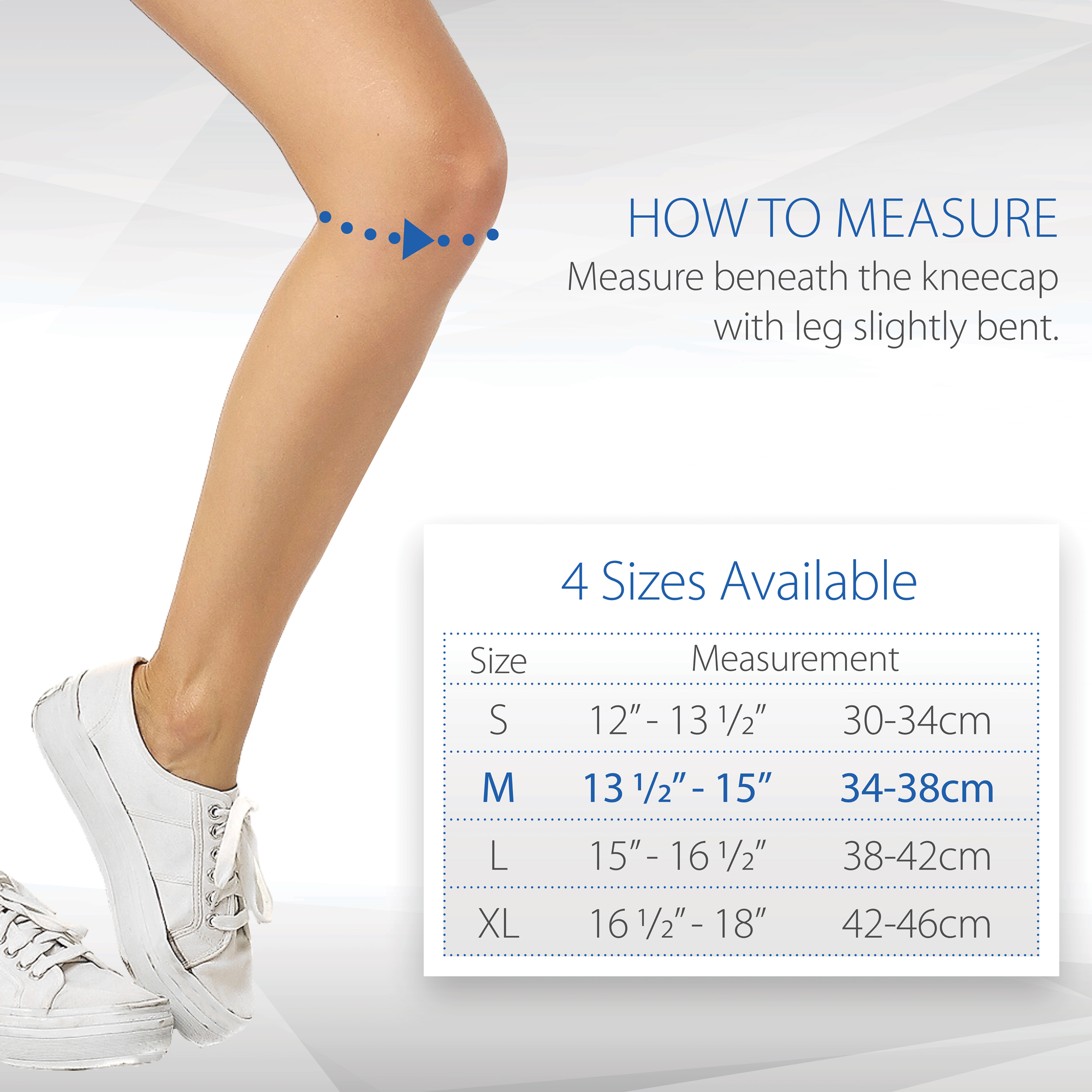 Swede-O ElasticTetra-Stretch Knee Support Compression Helps Reduce Inflammation - Imagen 13 de 20