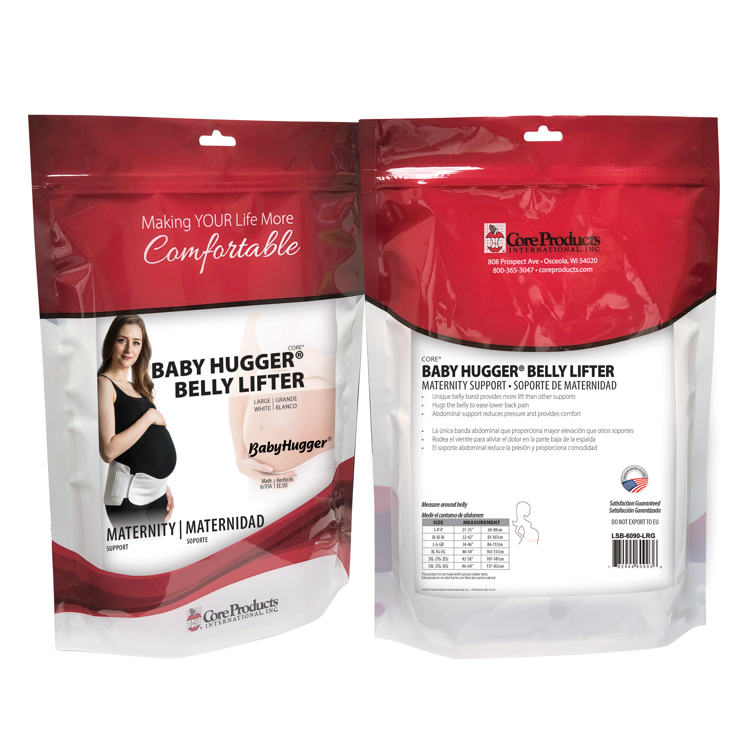 Core Products Belly Lifter Maternity Support Helps Ease Back Pain Discomfort USA - Imagen 26 de 37
