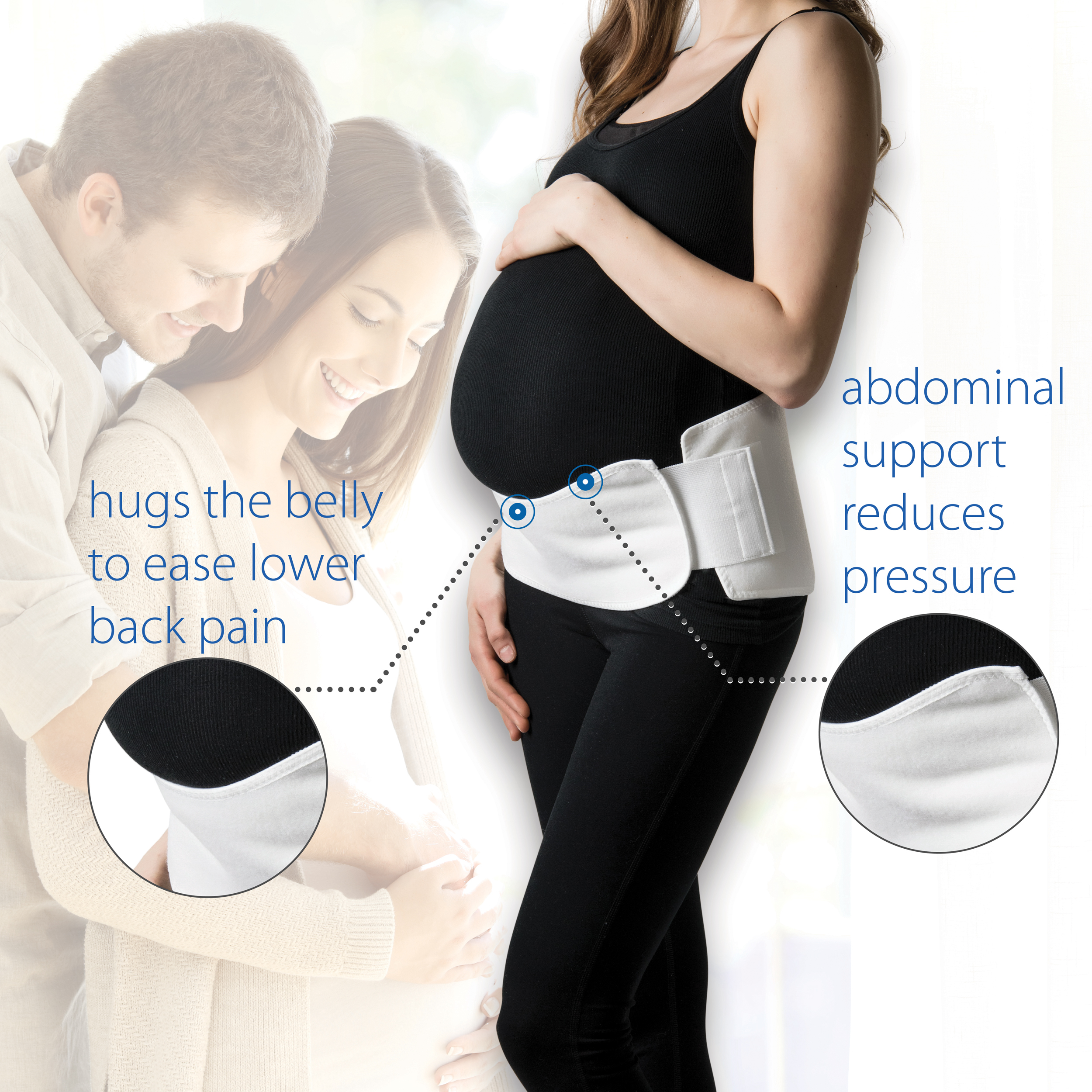 Core Products Belly Lifter Maternity Support Helps Ease Back Pain Discomfort USA - Imagen 11 de 37