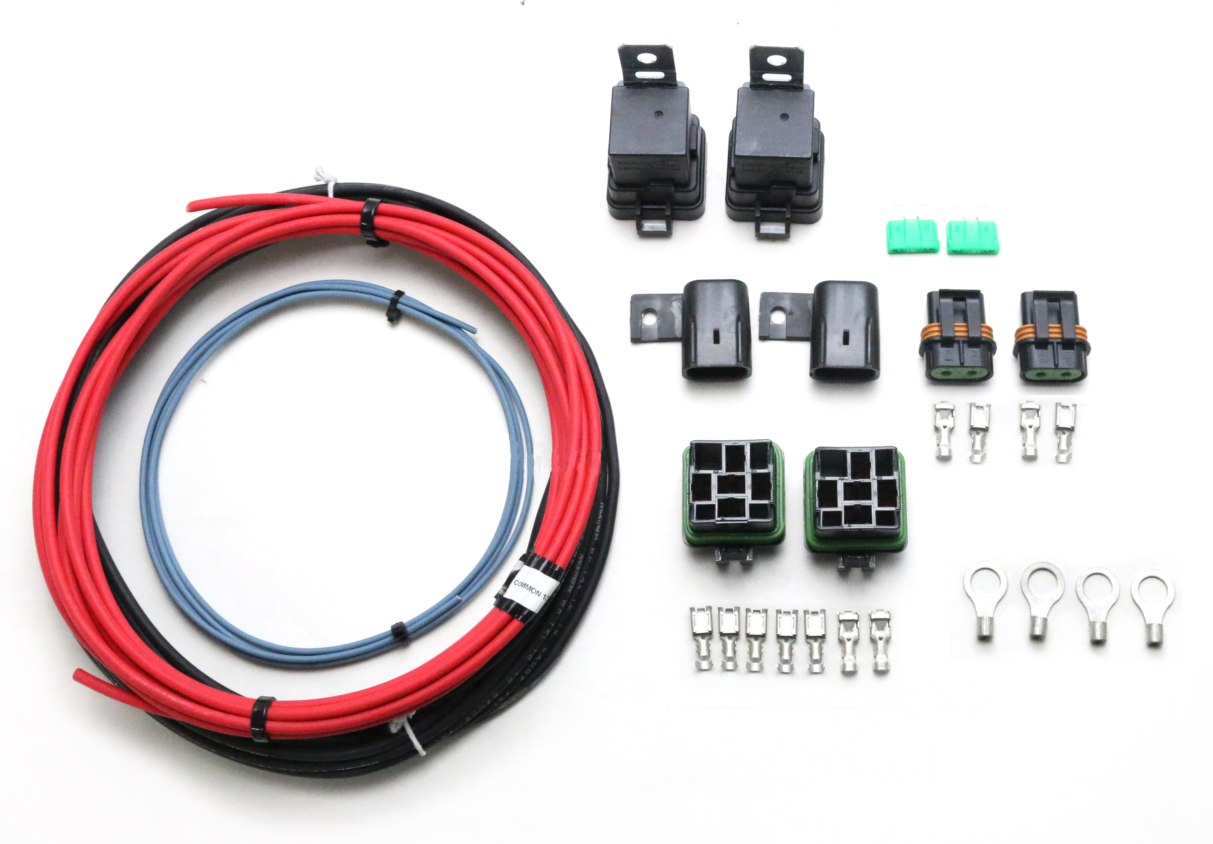 QUANTUM Dual Fuel Pump Hotwire Kit Includes Sealed Relays Wiring Fuses