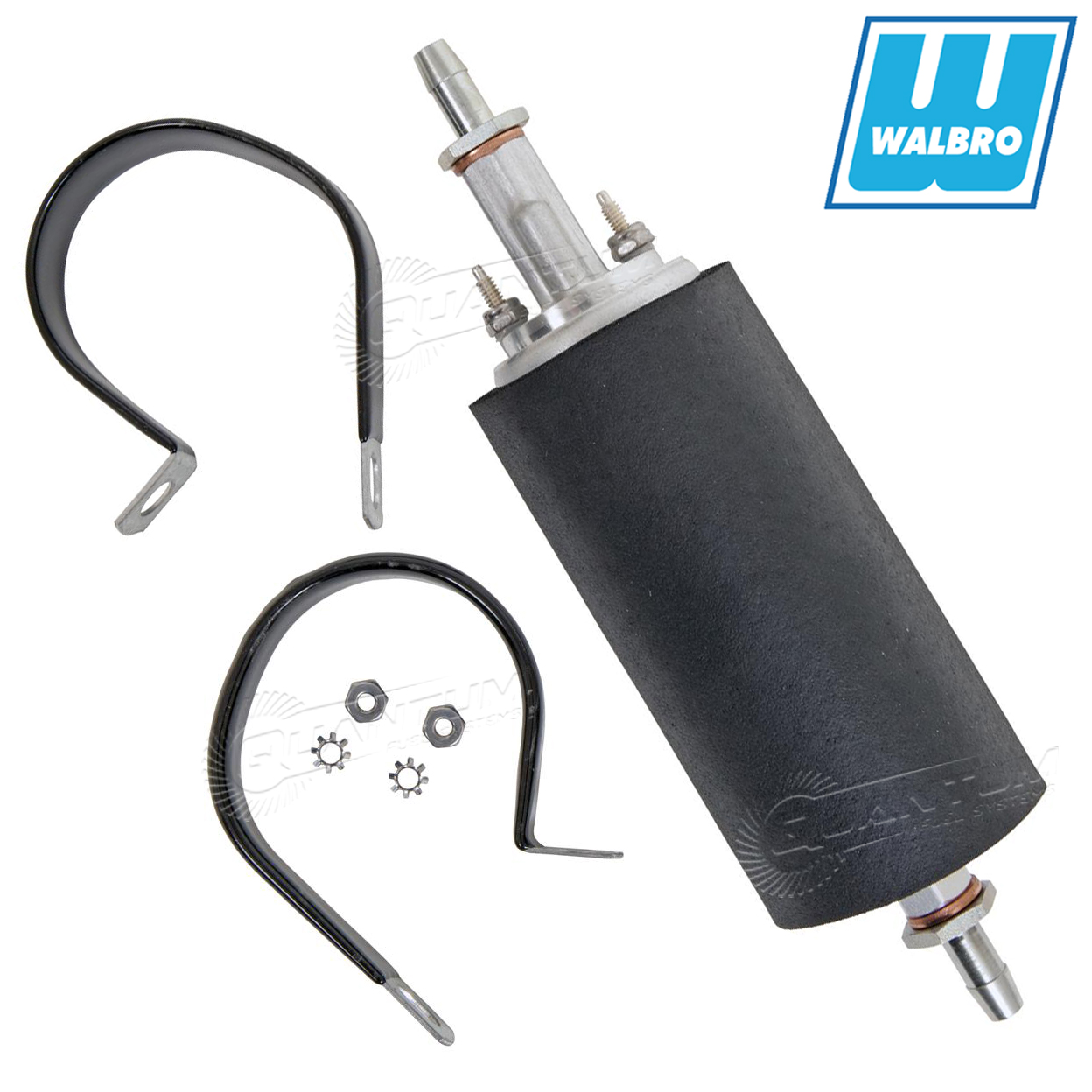 New Genuine GSL391 Walbro//TI 190LPH Inline Fuel Pump w// 400-939 Install Kit