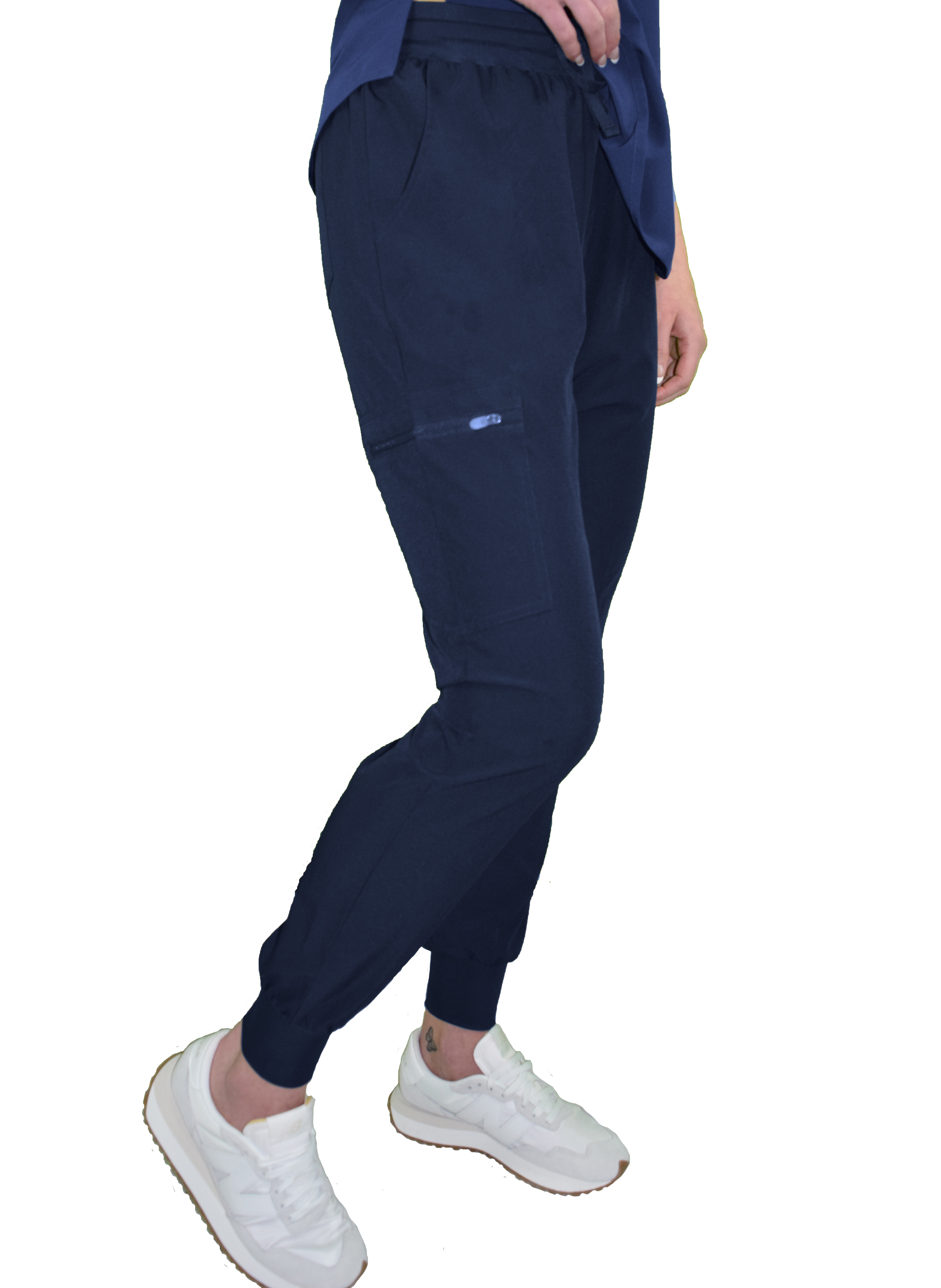 GT Performance Women's V-Neck Tuck-In Top/Slim Fit Jogger Yoga Pant Scrub Set - Picture 17 of 37