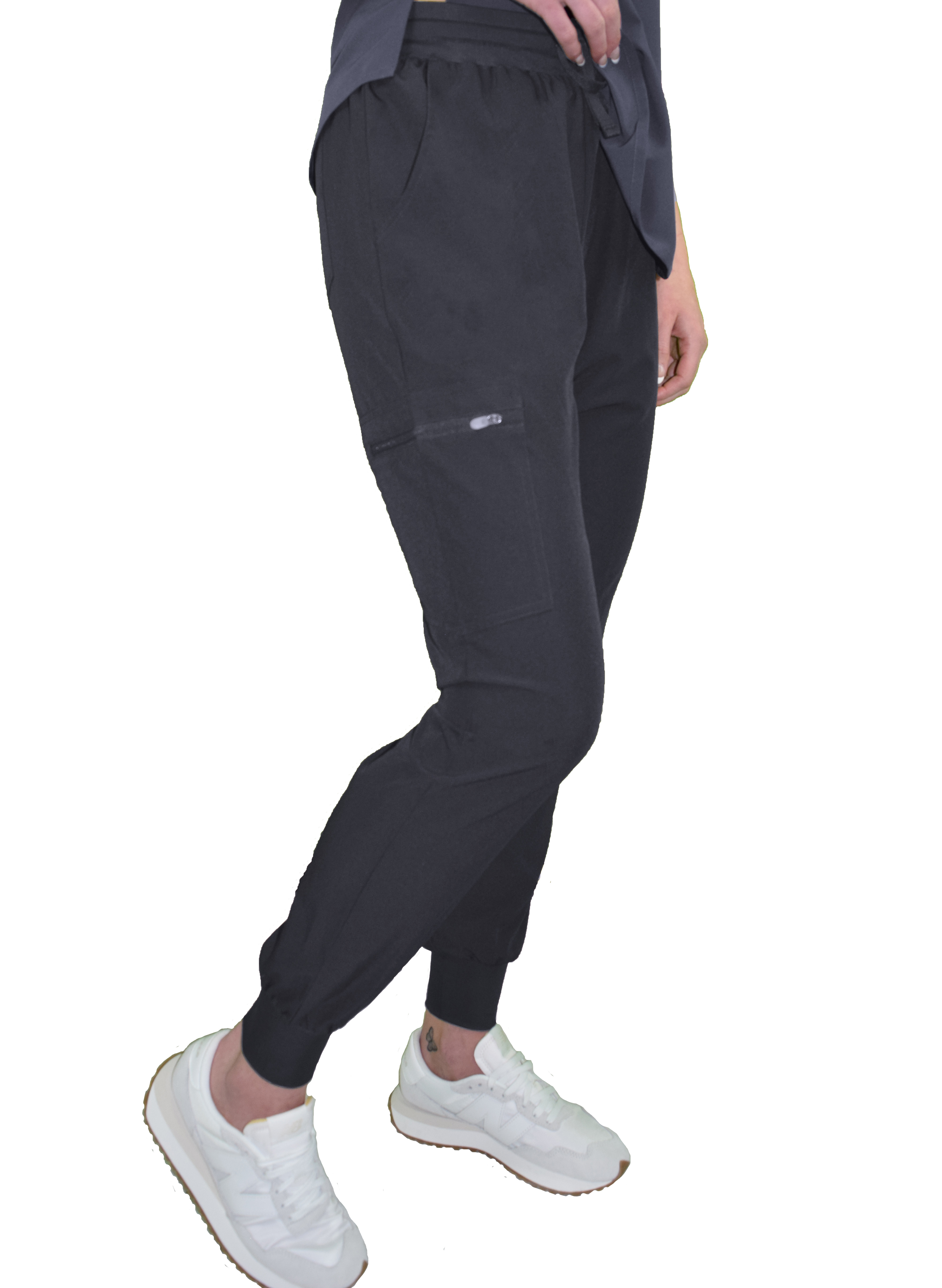 GT Performance Women's V-Neck Tuck-In Top/Slim Fit Jogger Yoga Pant Scrub Set - Picture 23 of 37