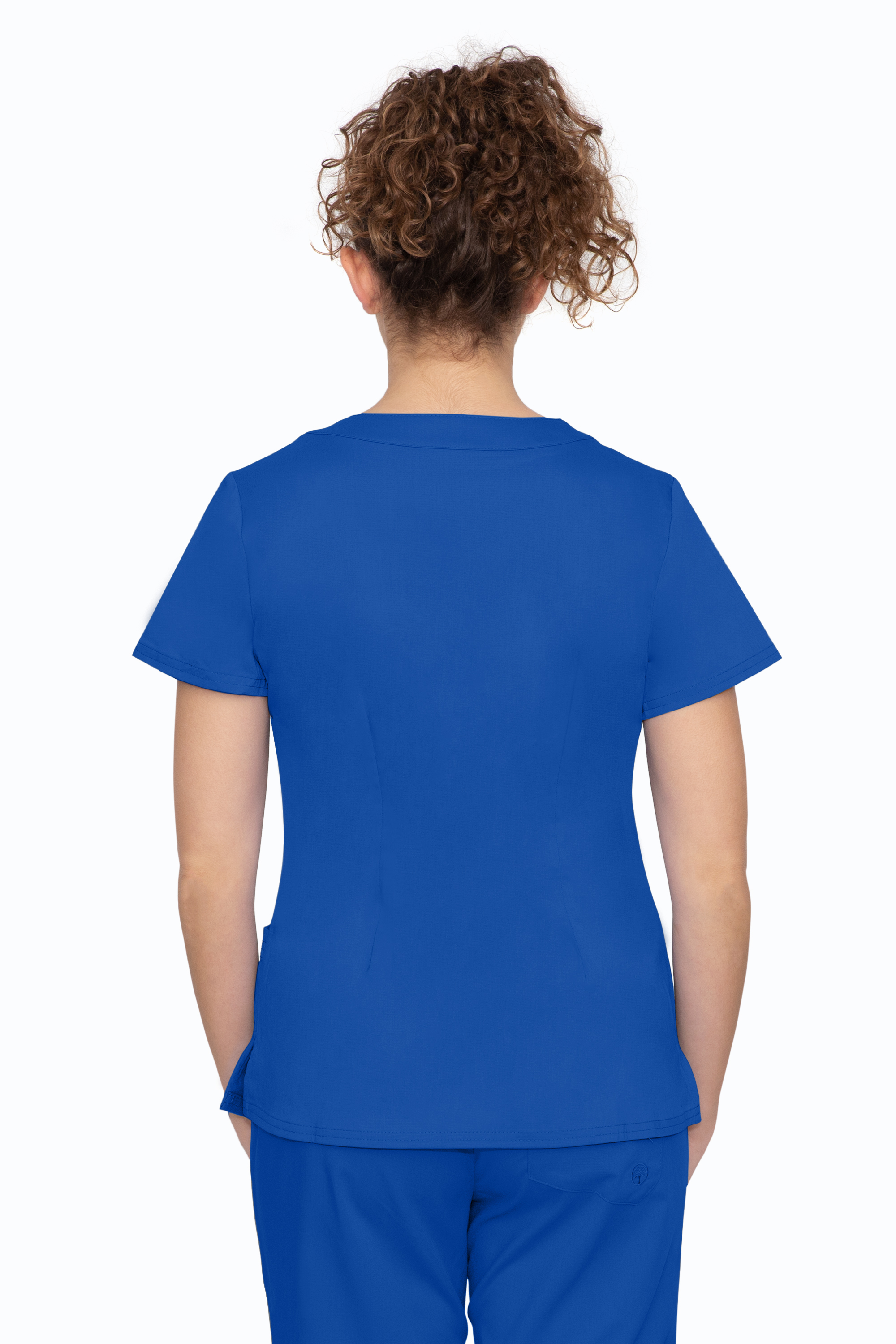 Women's Royal Blue Scrubs ️ Healing Hands ️ HH Works ️ Large ️ Top