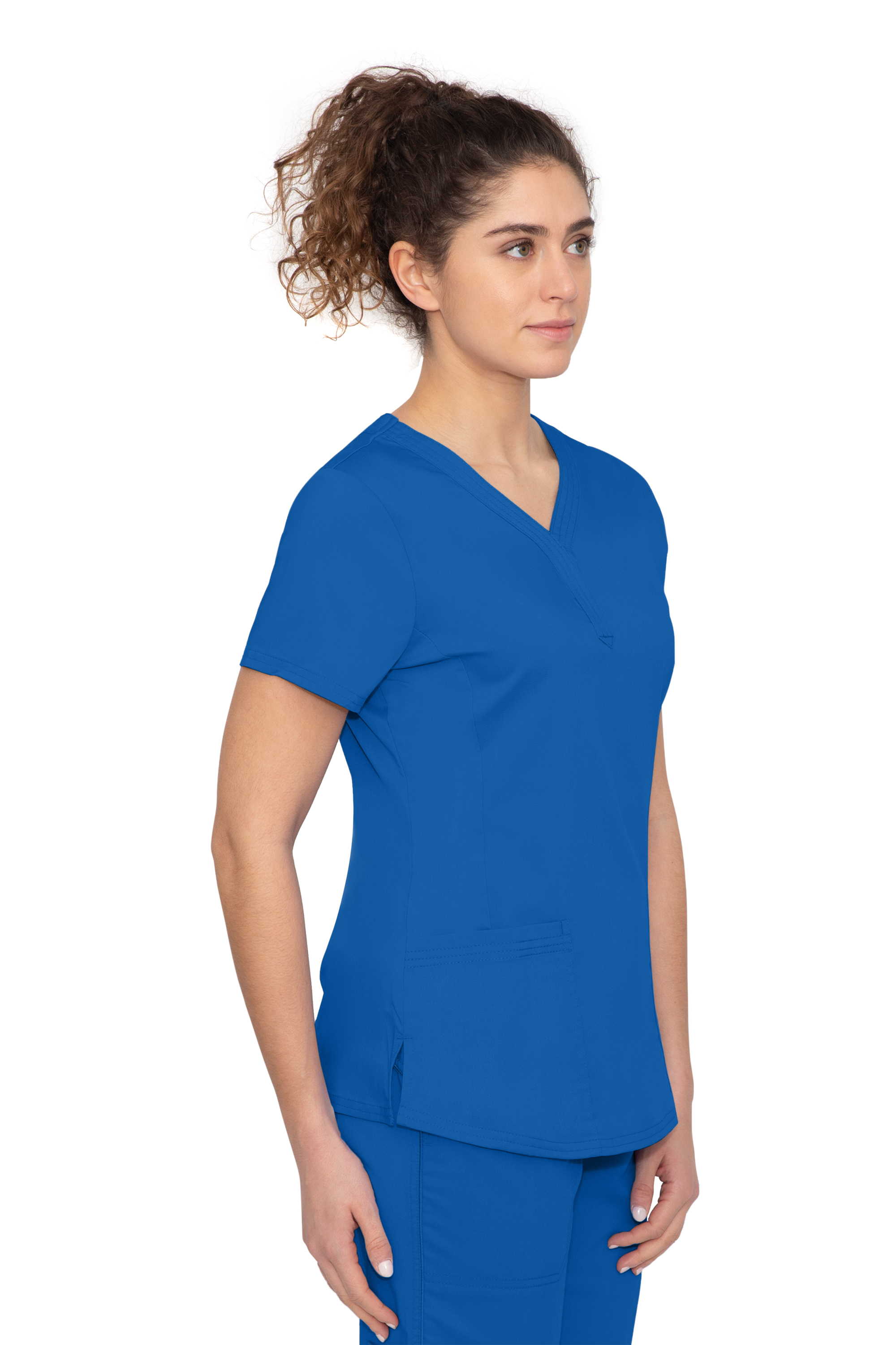 Women's Royal Blue Scrubs ️ Healing Hands ️ HH Works ️ Large ️ Top