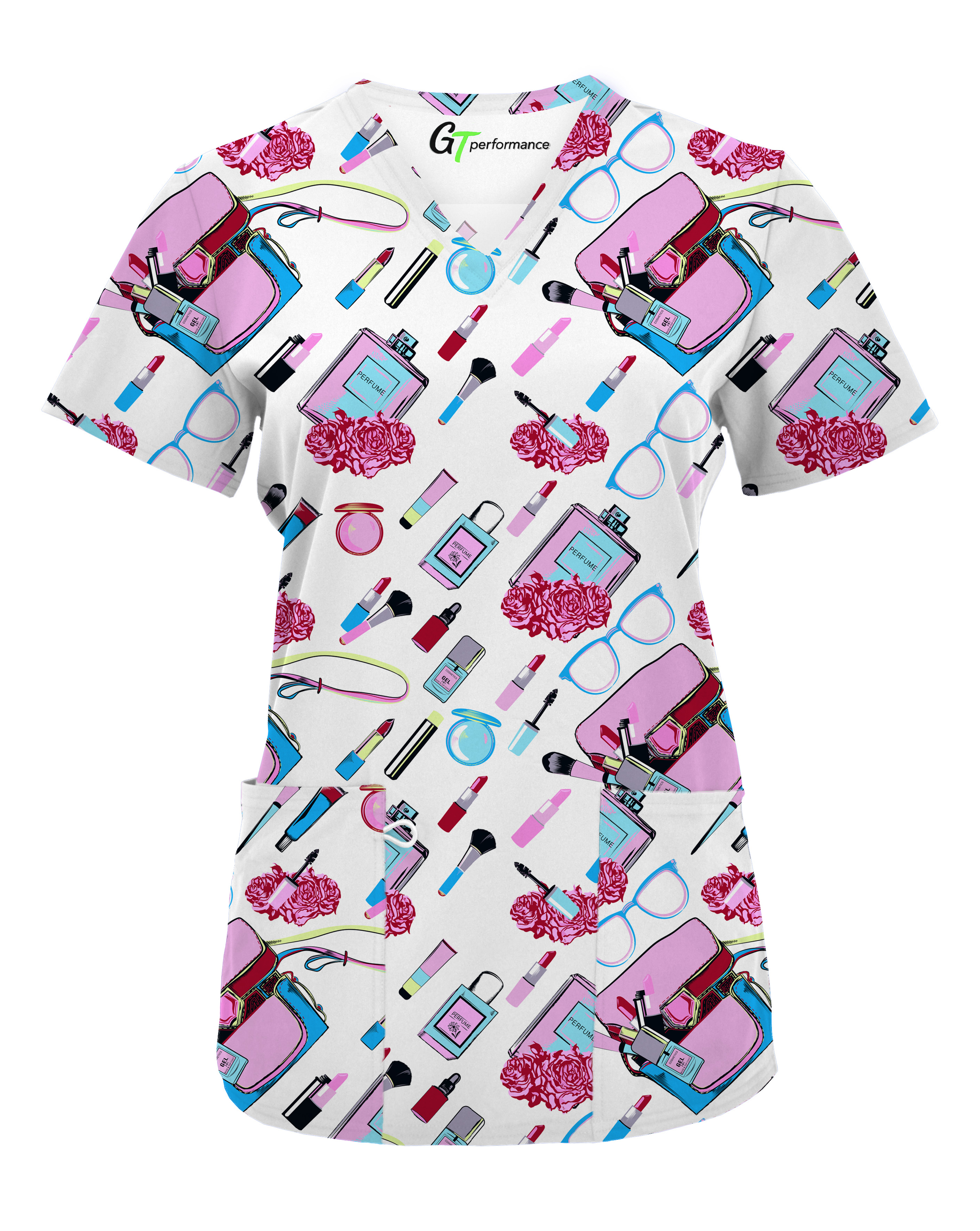 GT Performance/4FLEX Womens Scrub Set V-neck Top and Pant - Picture 64 of 146