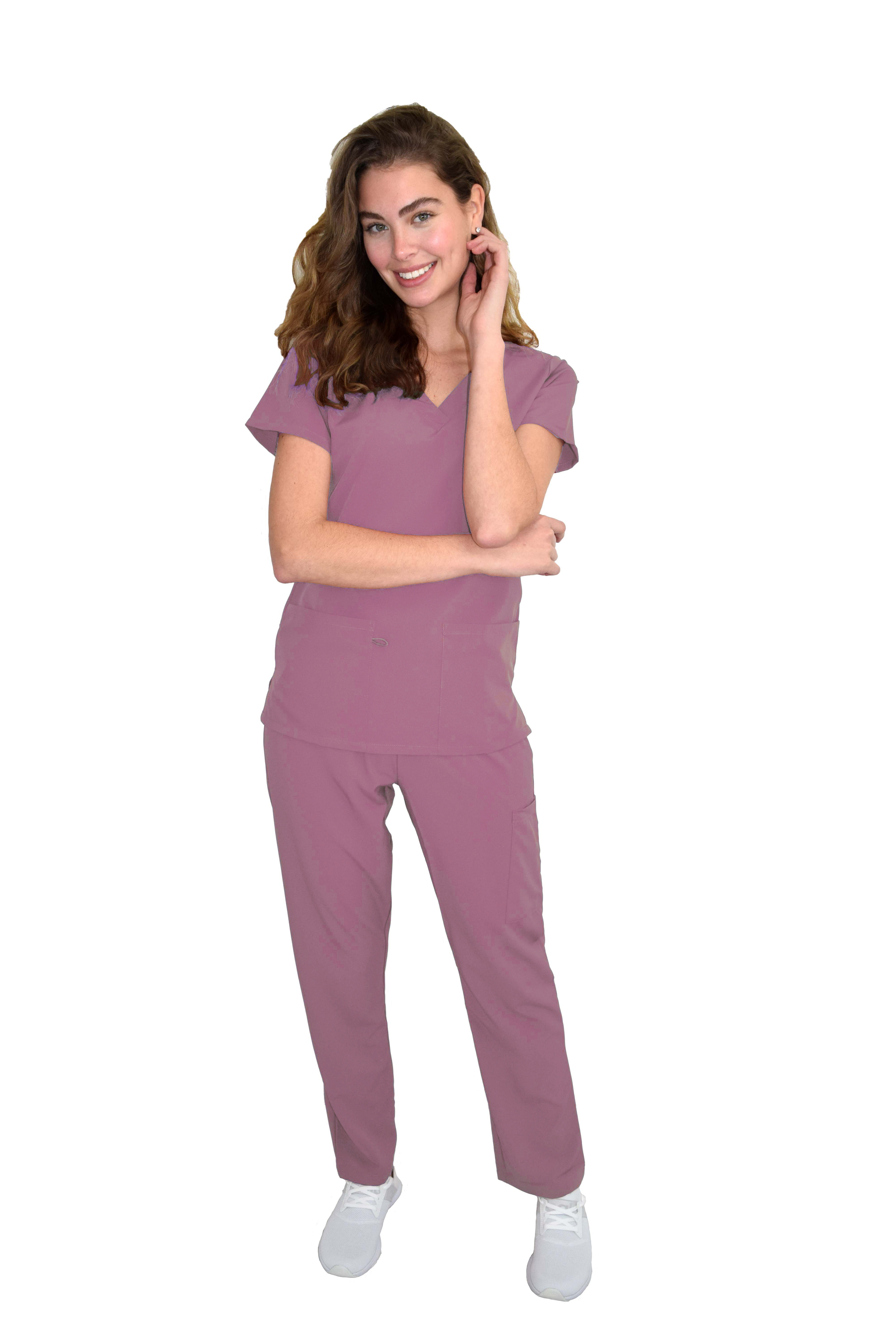 GT Performance/4FLEX Womens Scrub Set V-neck Top and Pant - Picture 32 of 146