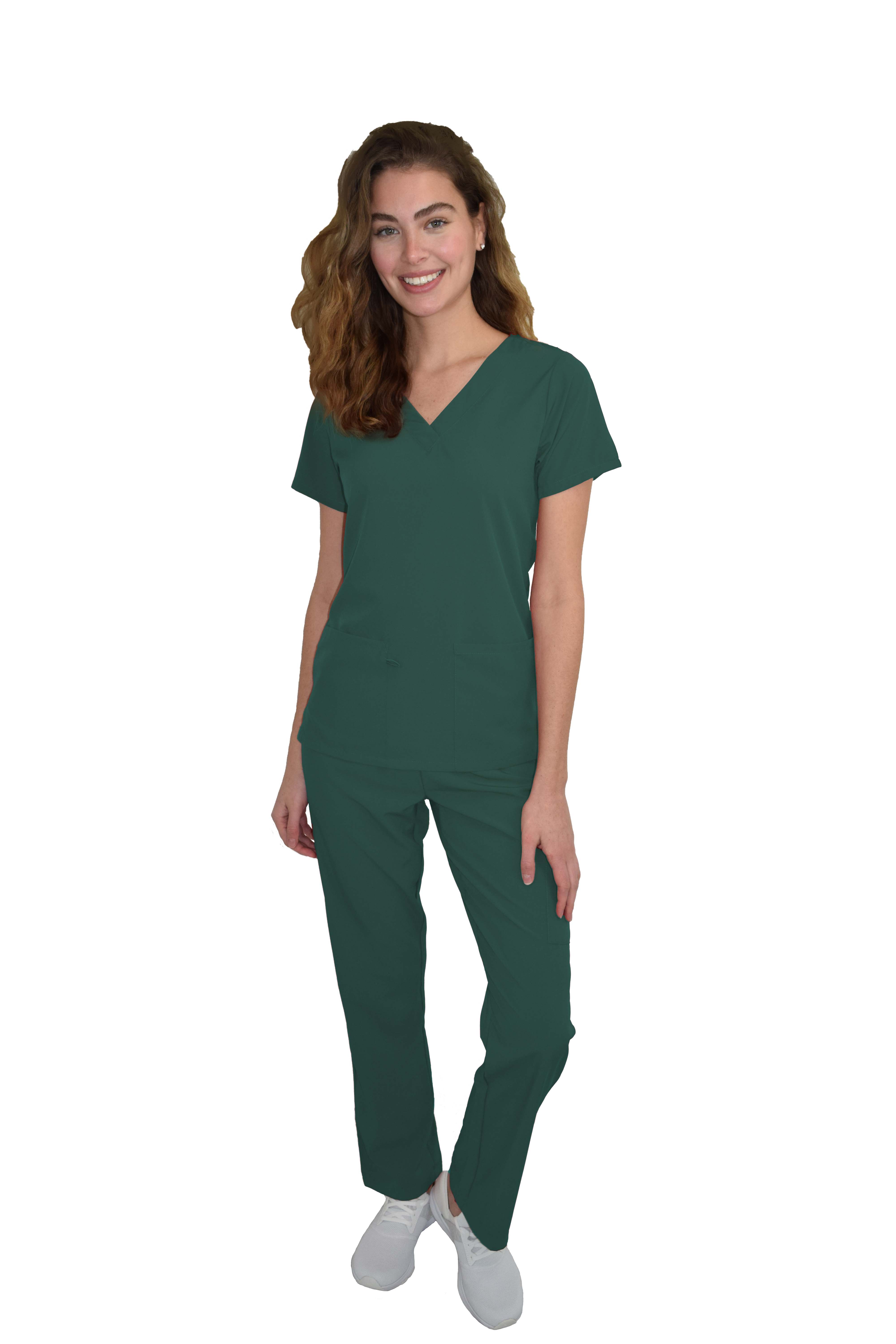 GT Performance/4FLEX Womens Scrub Set V-neck Top and Pant - Picture 51 of 146
