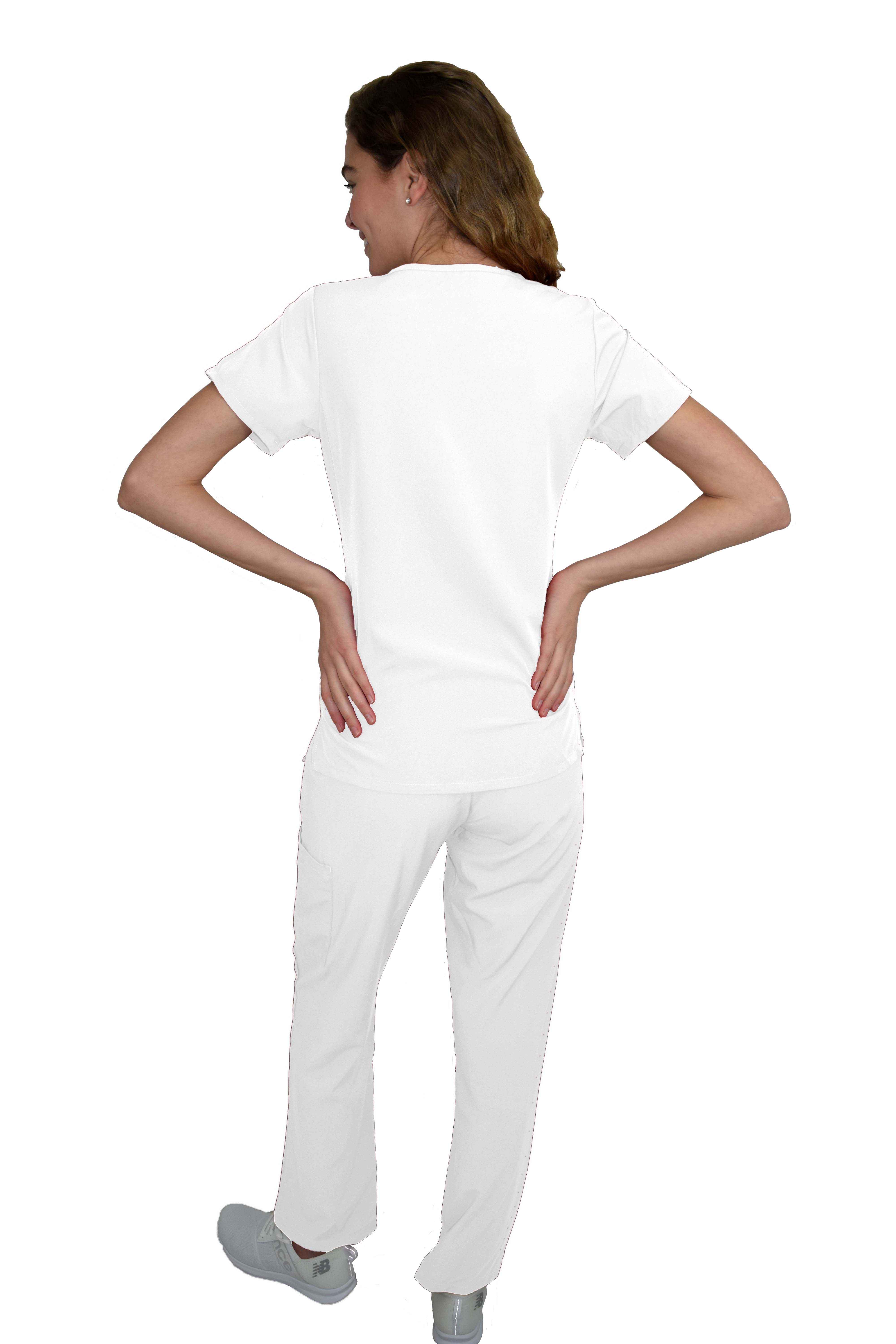 GT Performance/4FLEX Womens Scrub Set V-neck Top and Pant - Picture 137 of 146