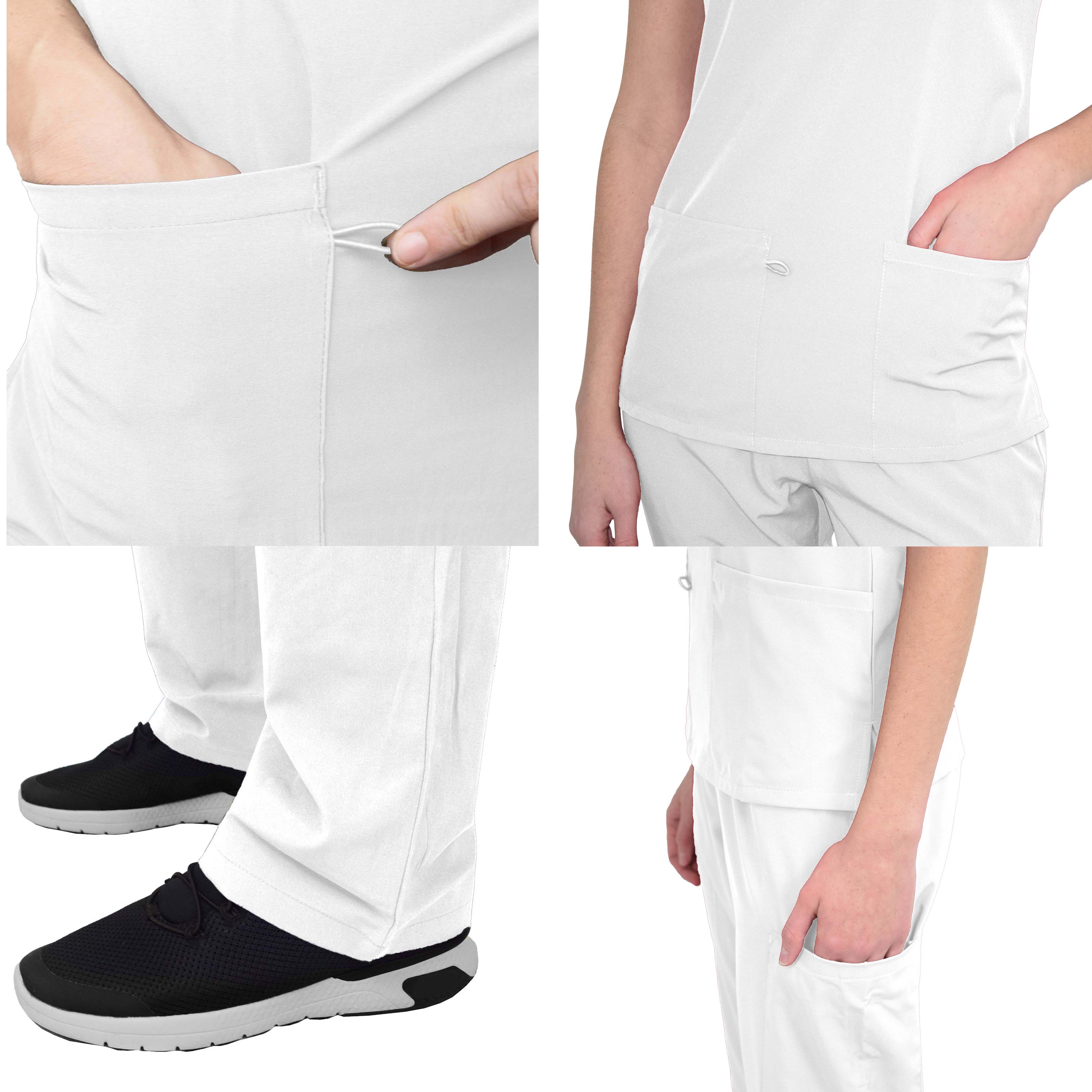 GT Performance/4FLEX Womens Scrub Set V-neck Top and Pant - Picture 139 of 146