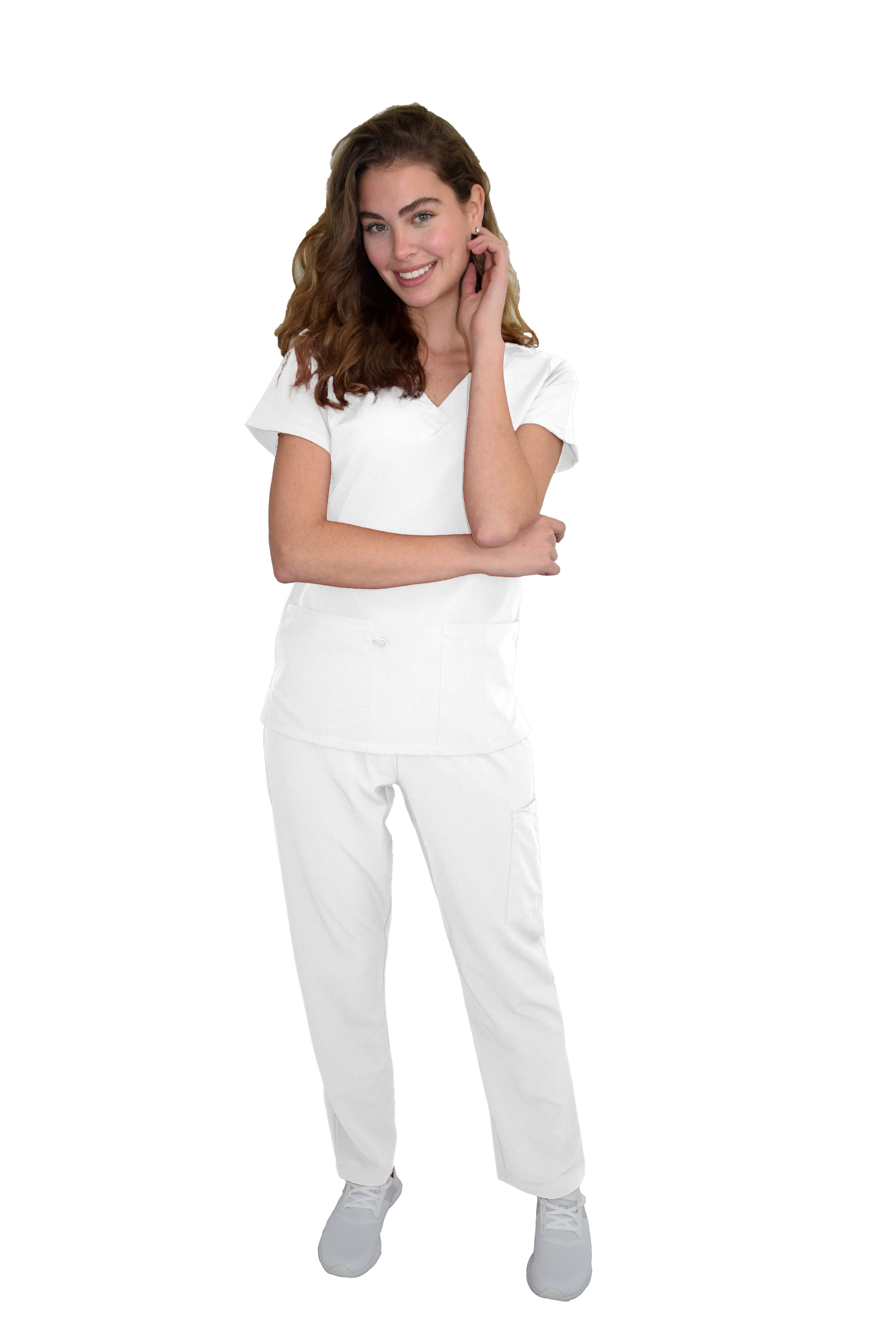 GT Performance/4FLEX Womens Scrub Set V-neck Top and Pant - Picture 140 of 146