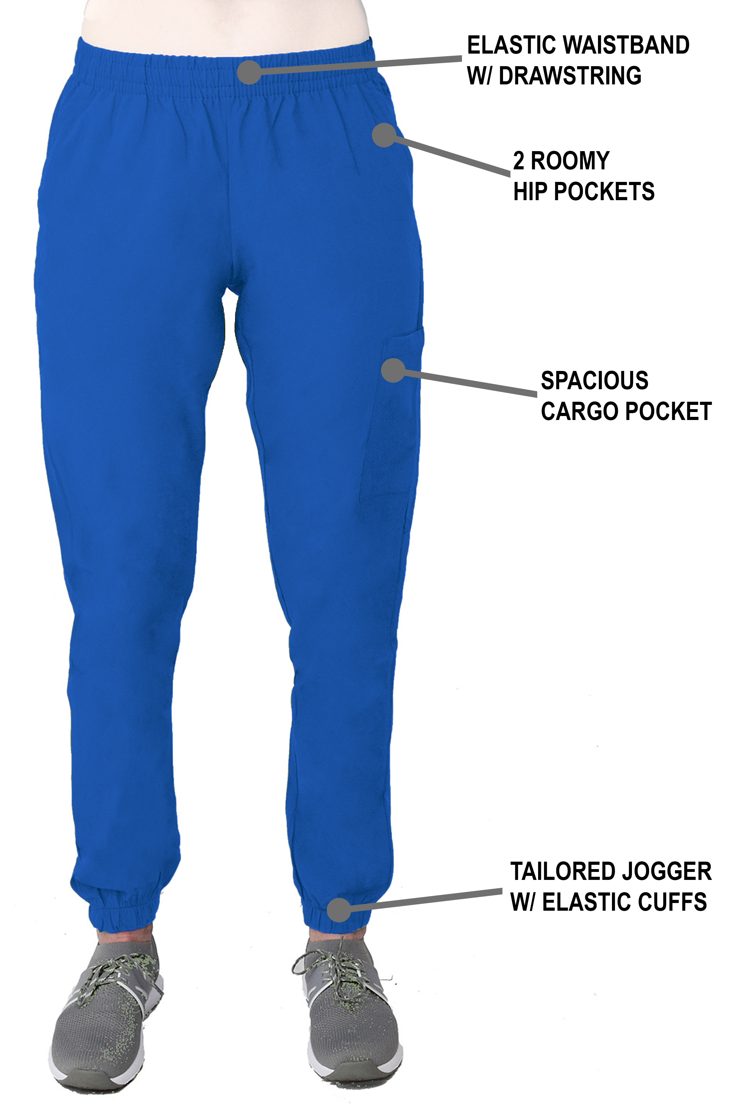 GT Performance Women's Scrub Set V-Neck top and Jogger Pant - Picture 83 of 122