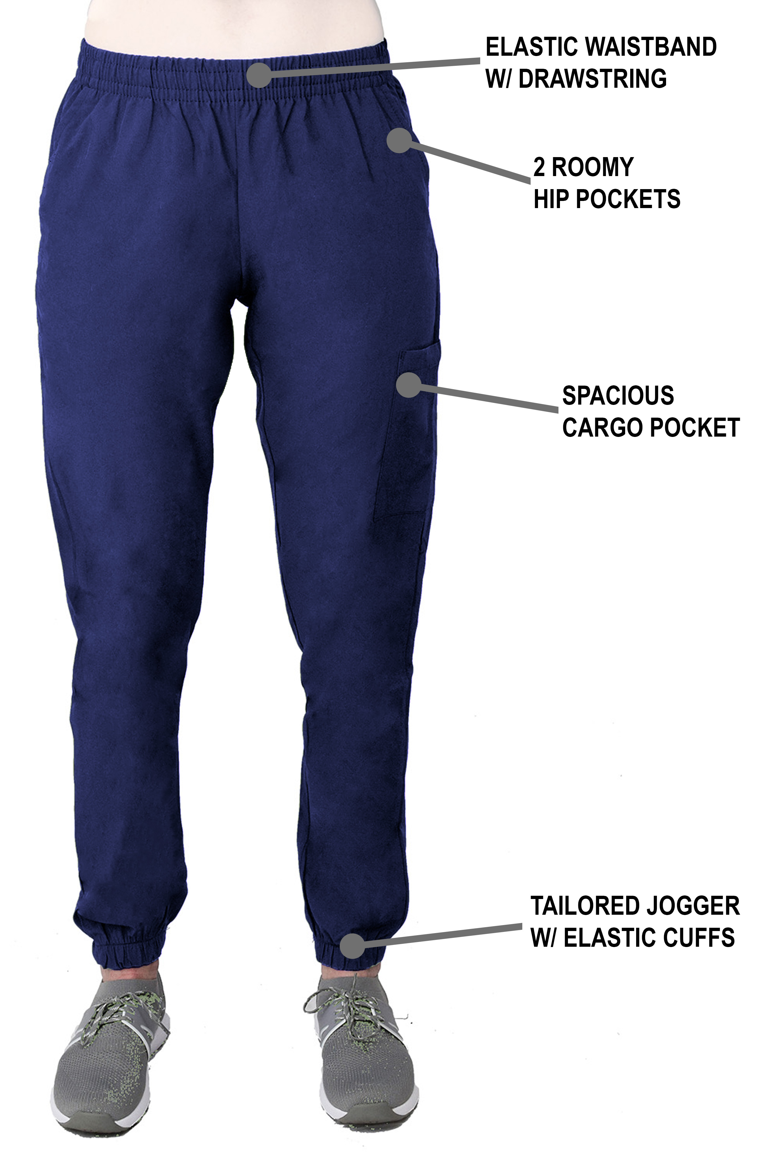 GT Performance Women's Scrub Set V-Neck top and Jogger Pant - Picture 65 of 122