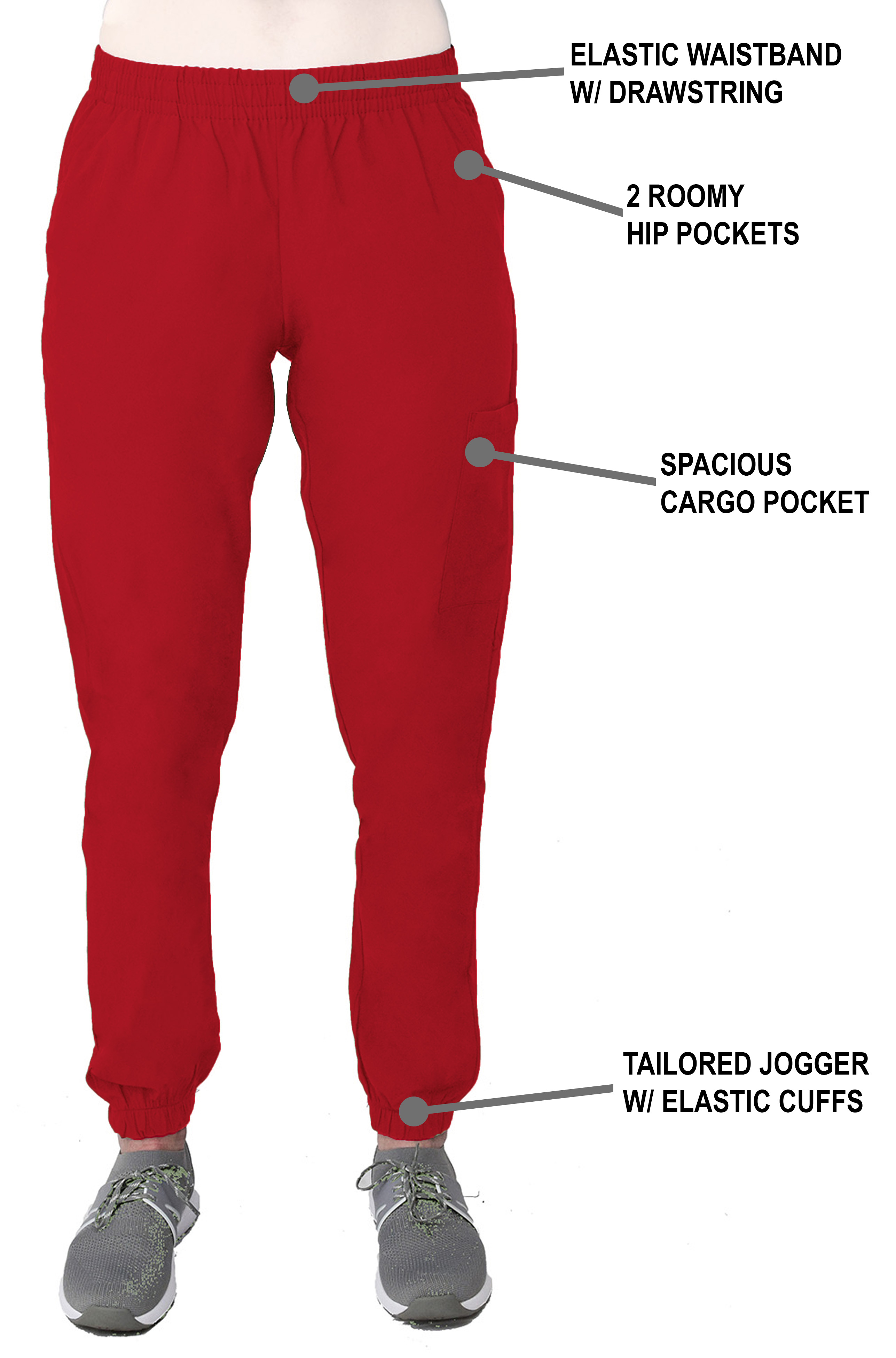 GT Performance Women's Scrub Set V-Neck top and Jogger Pant - Picture 101 of 122