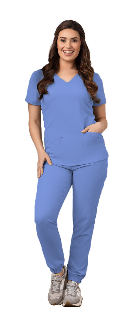 GT Performance Women's Scrub Set V-Neck top and Jogger Pant - Picture 21 of 122