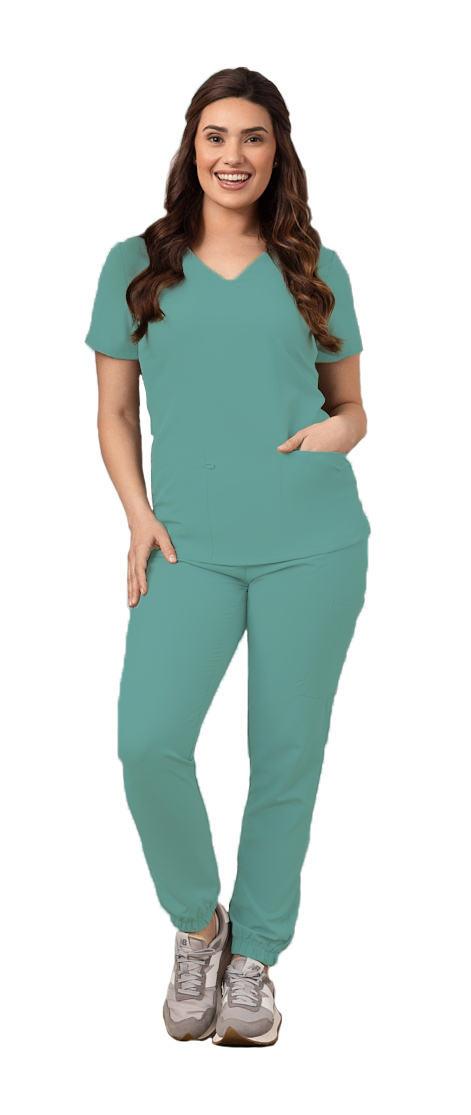 GT Performance Women's Scrub Set V-Neck top and Jogger Pant - Picture 87 of 122