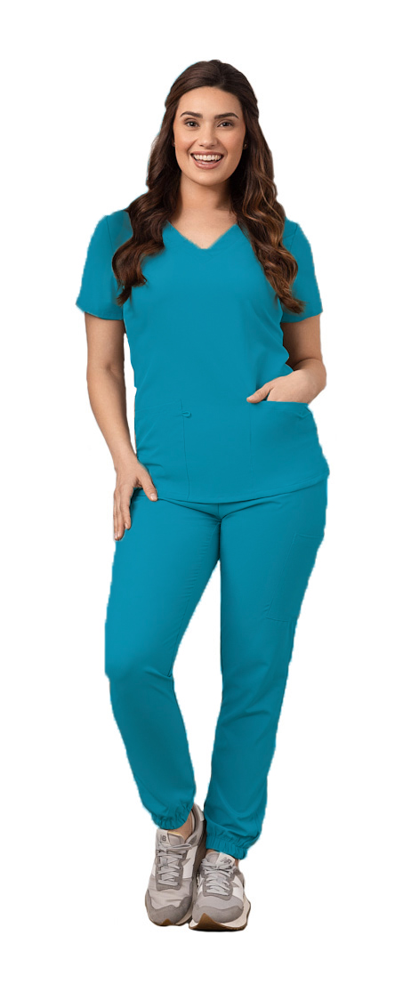 GT Performance Women's Scrub Set V-Neck top and Jogger Pant - Picture 93 of 122