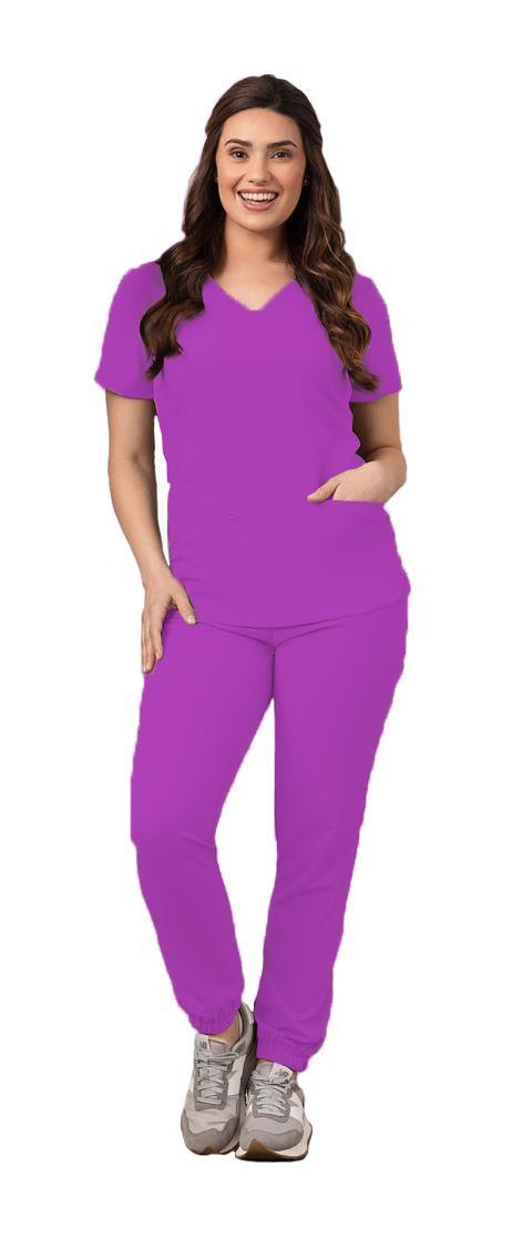 GT Performance Women's Scrub Set V-Neck top and Jogger Pant - Picture 105 of 122