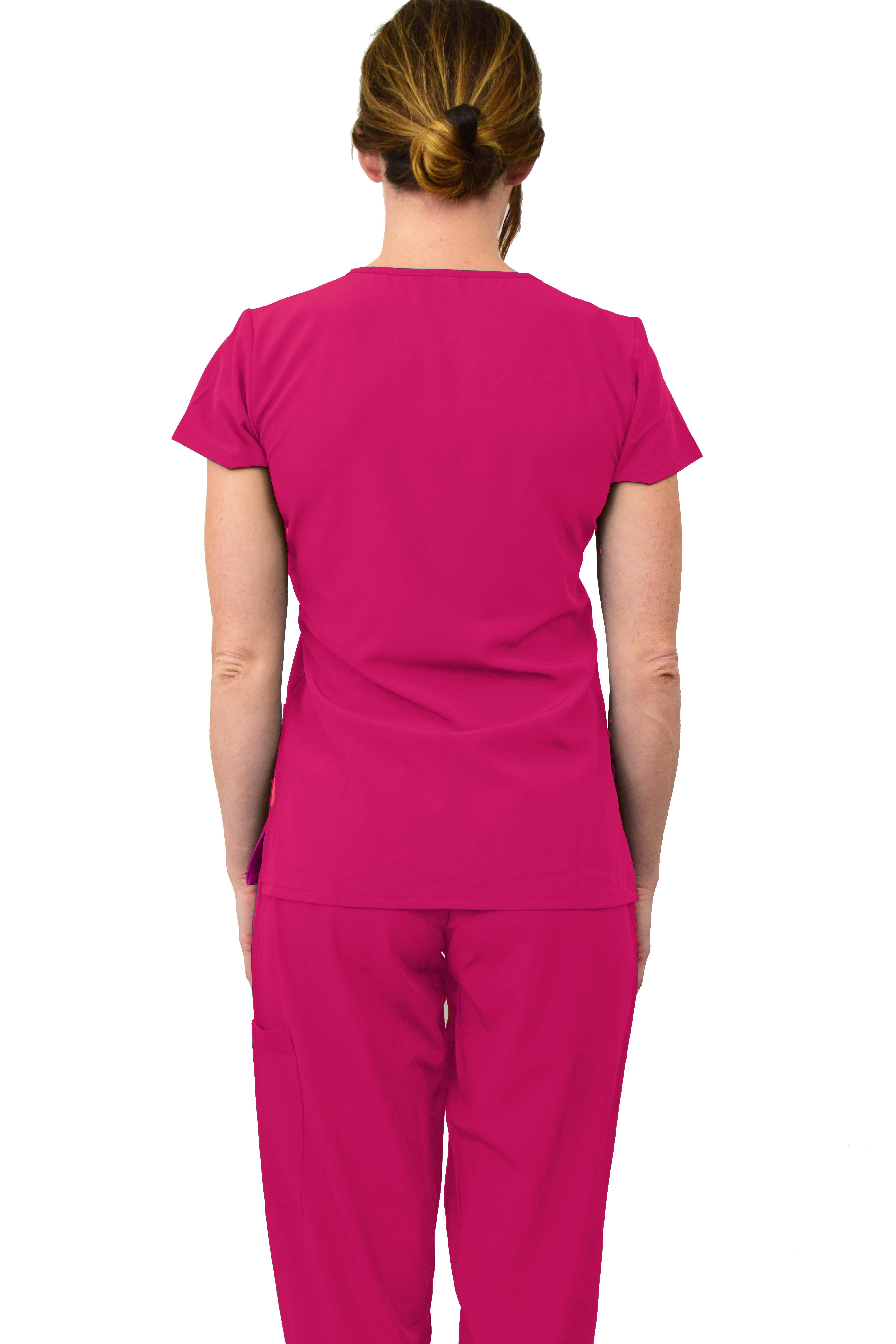 GT Performance Women's Scrub Set V-Neck top and Jogger Pant - Picture 48 of 122