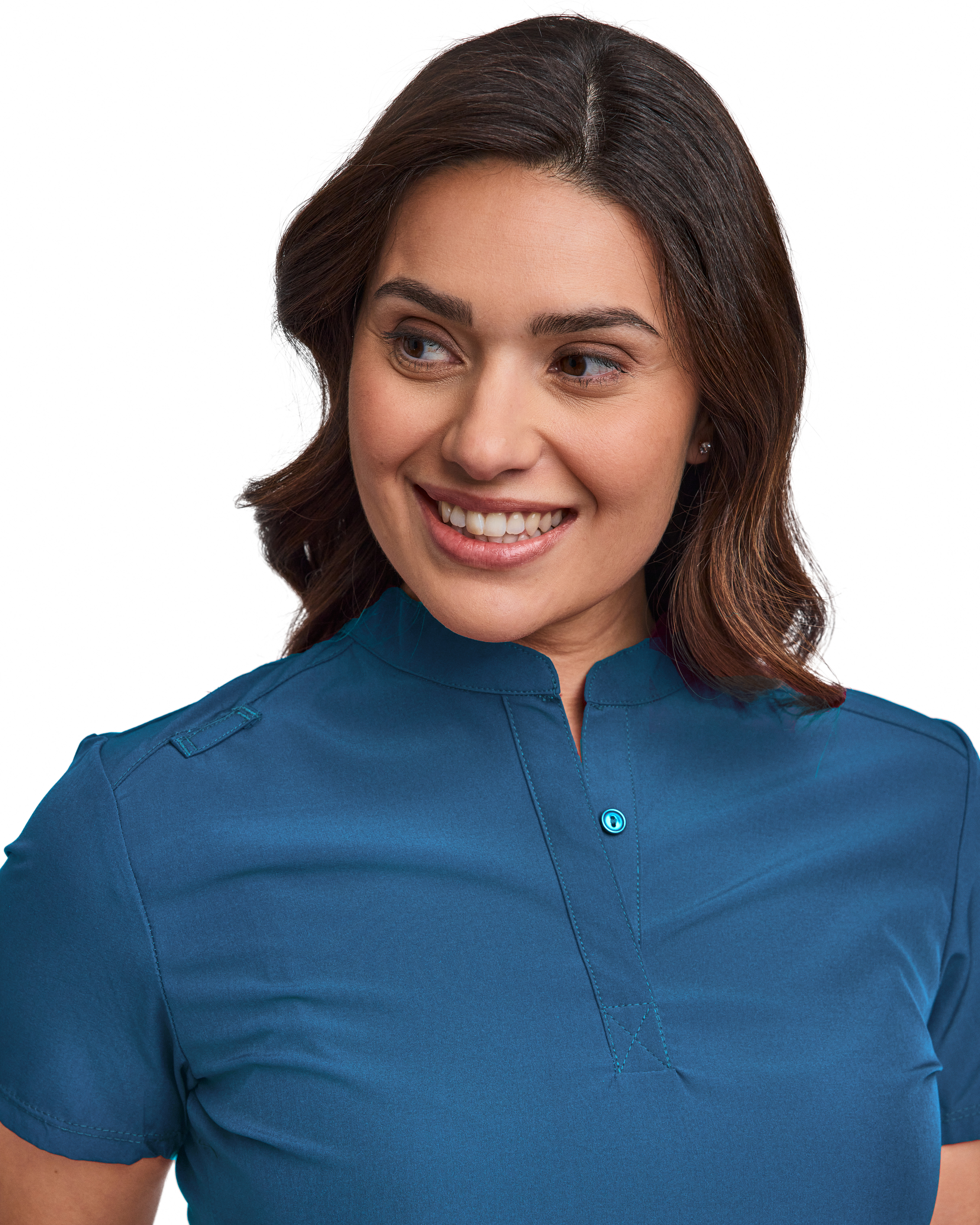 GT Performance/4FLEX Women's Scrub Set-Jogger Pant with Tuck-In Band Collar Top - Picture 12 of 31