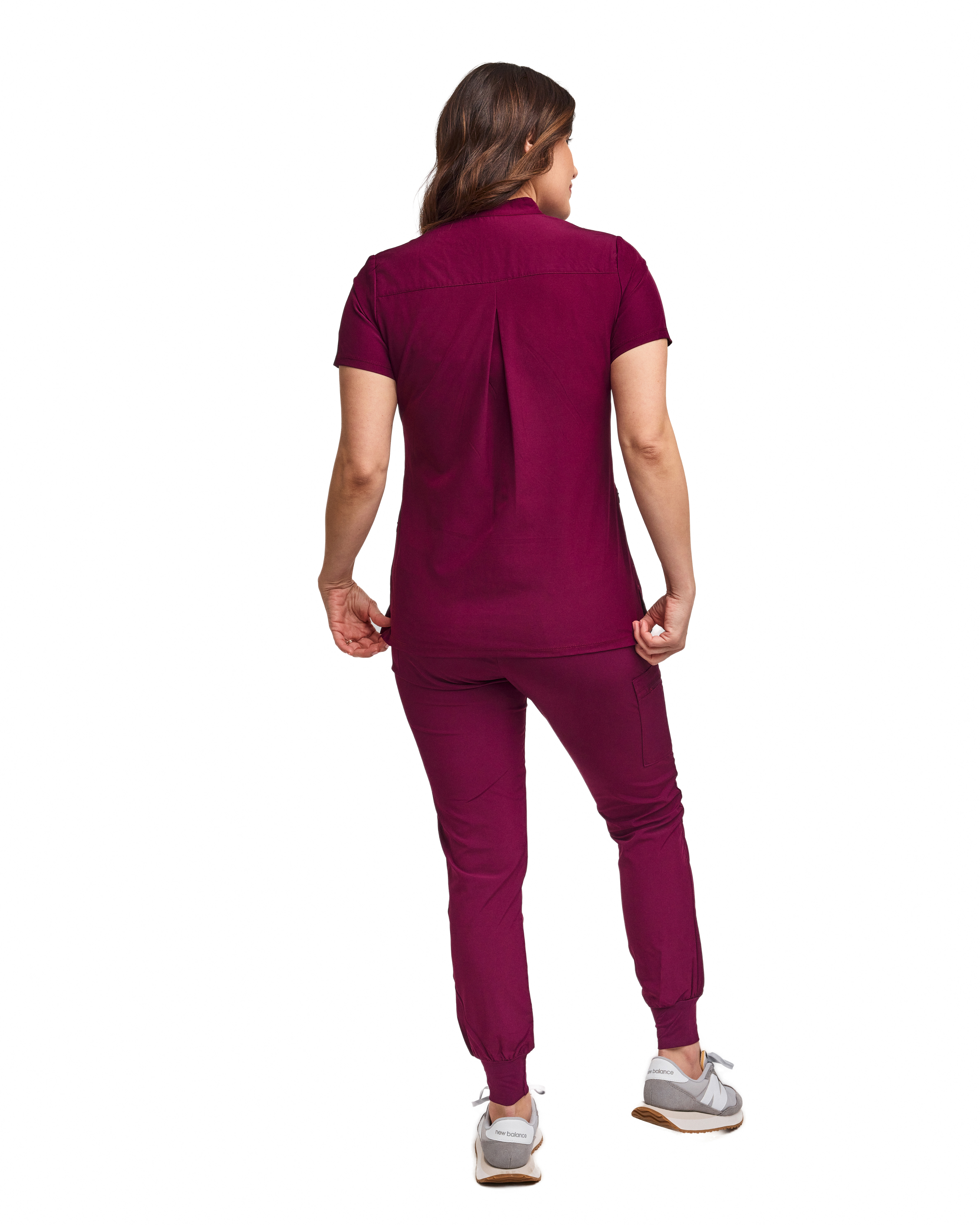 GT Performance/4FLEX Women's Scrub Set-Jogger Pant with Tuck-In Band Collar Top - Picture 28 of 31