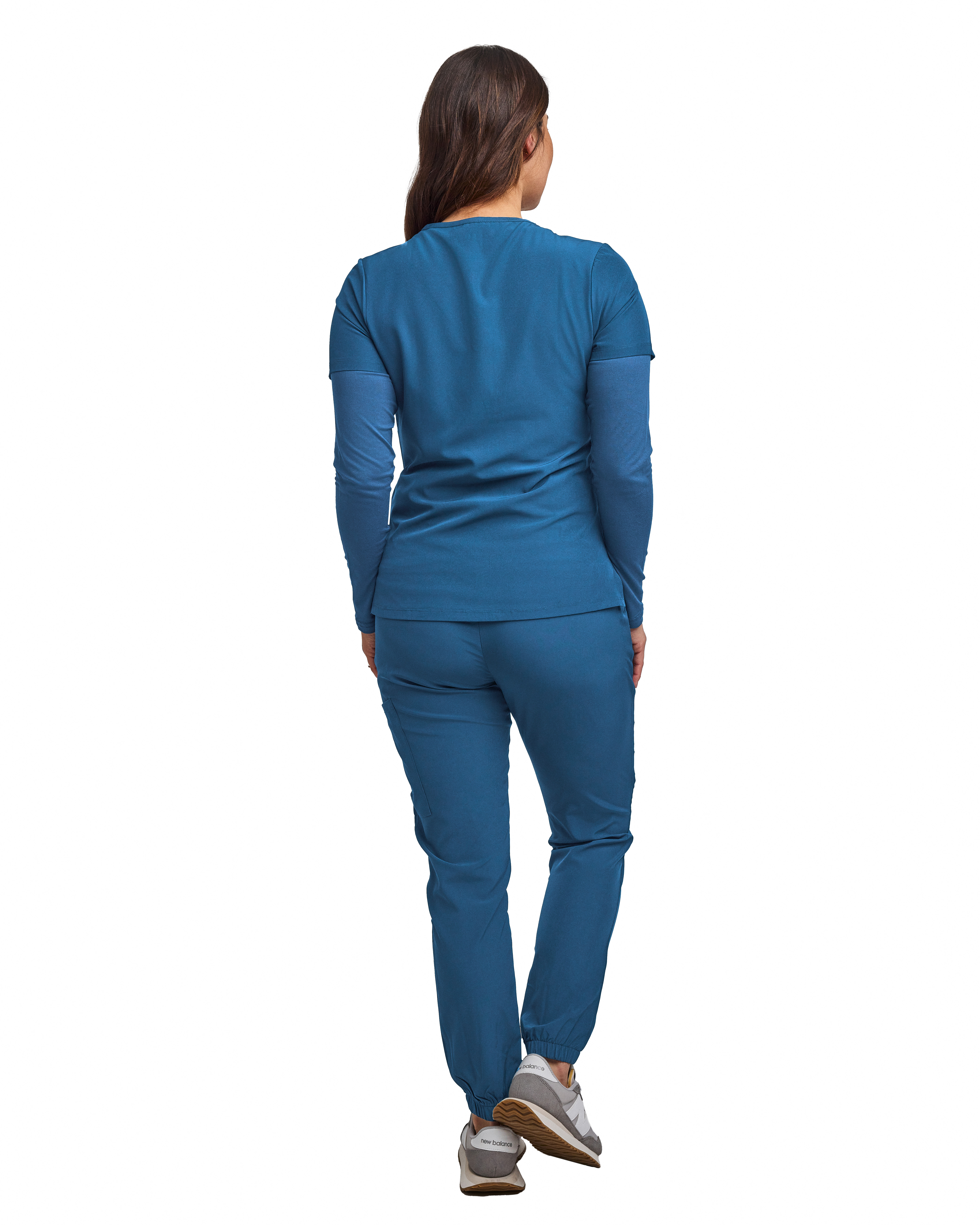 GT Performance/4FLEX Womens 3-PIECE Scrub Set Jogger Pant, Underscrub, and Top - Picture 9 of 21