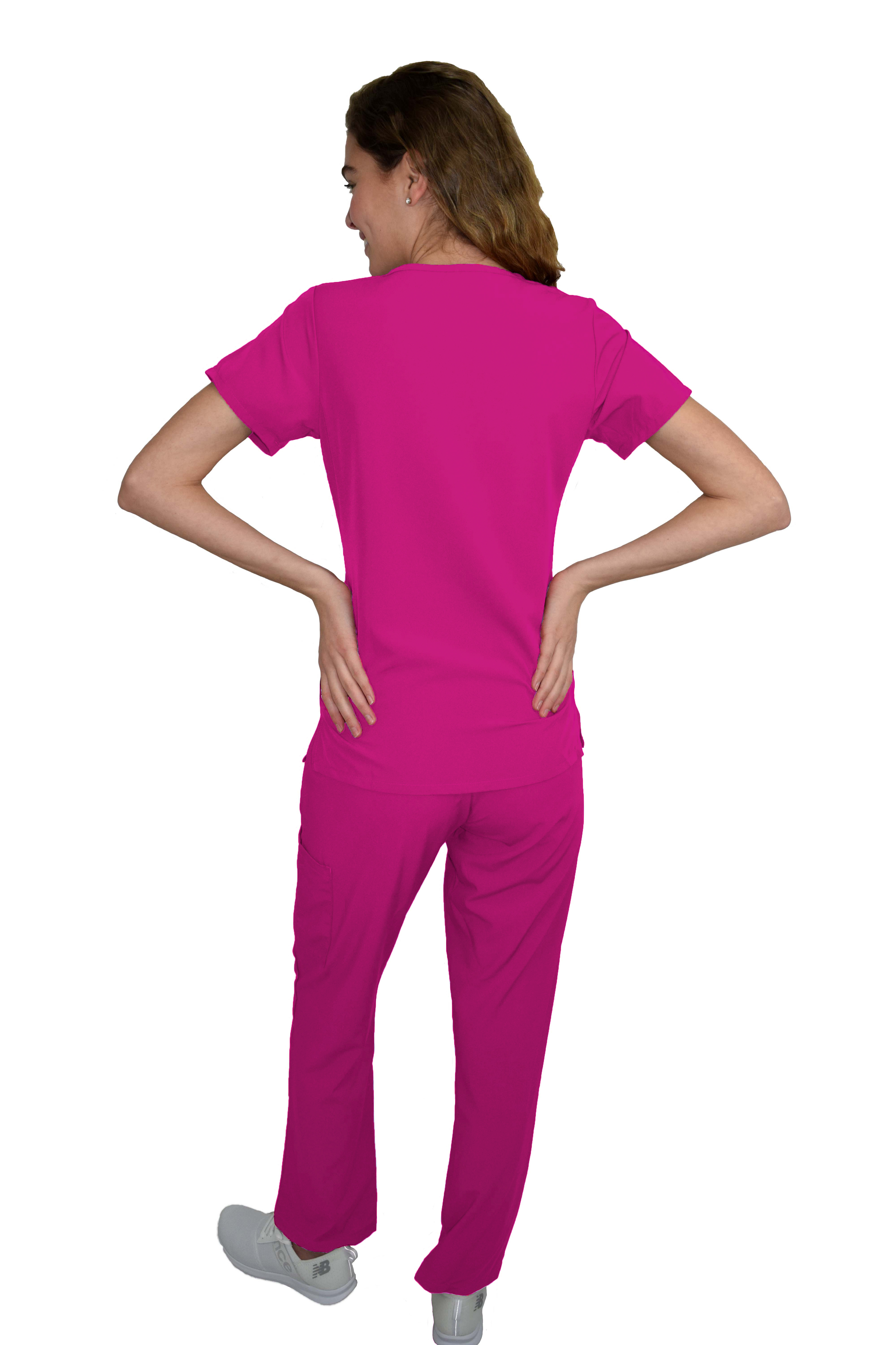 GT Performance/4FLEX Womens Scrub Set V-neck Top and Pant - Picture 59 of 146