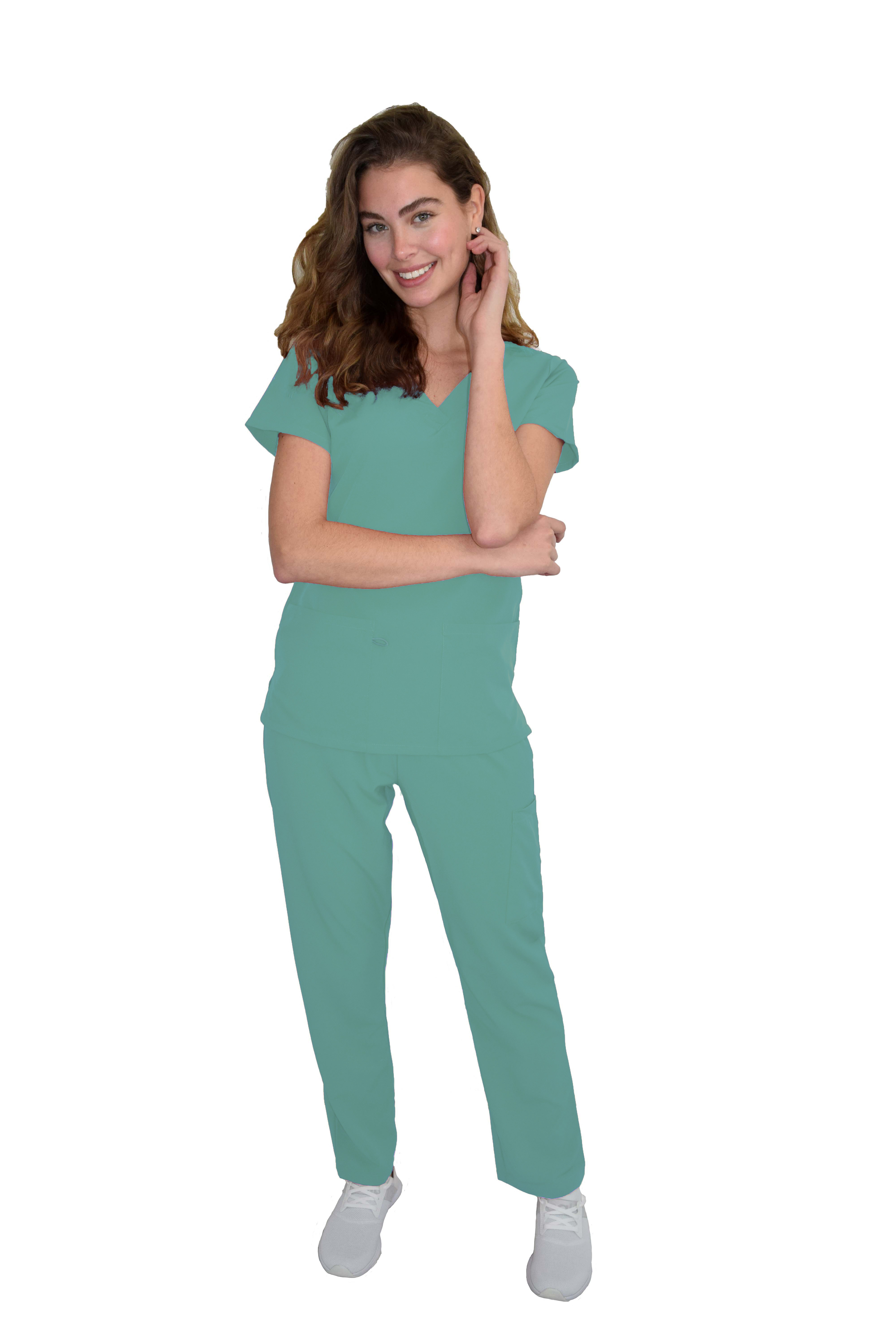 GT Performance/4FLEX Womens Scrub Set V-neck Top and Pant - Picture 110 of 146