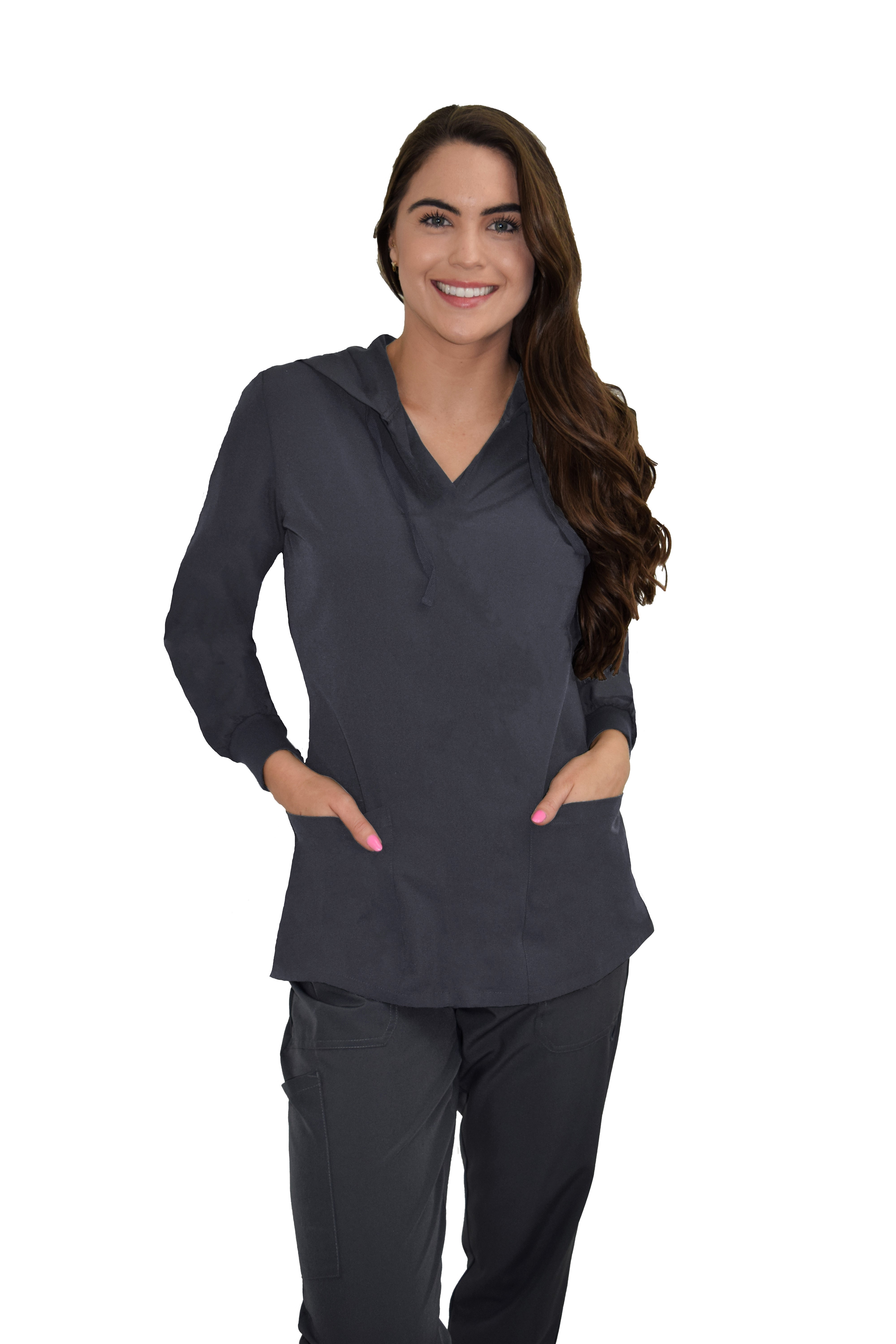 GT Performance Women's Pullover Hoodie Scrub Jacket - Picture 12 of 16