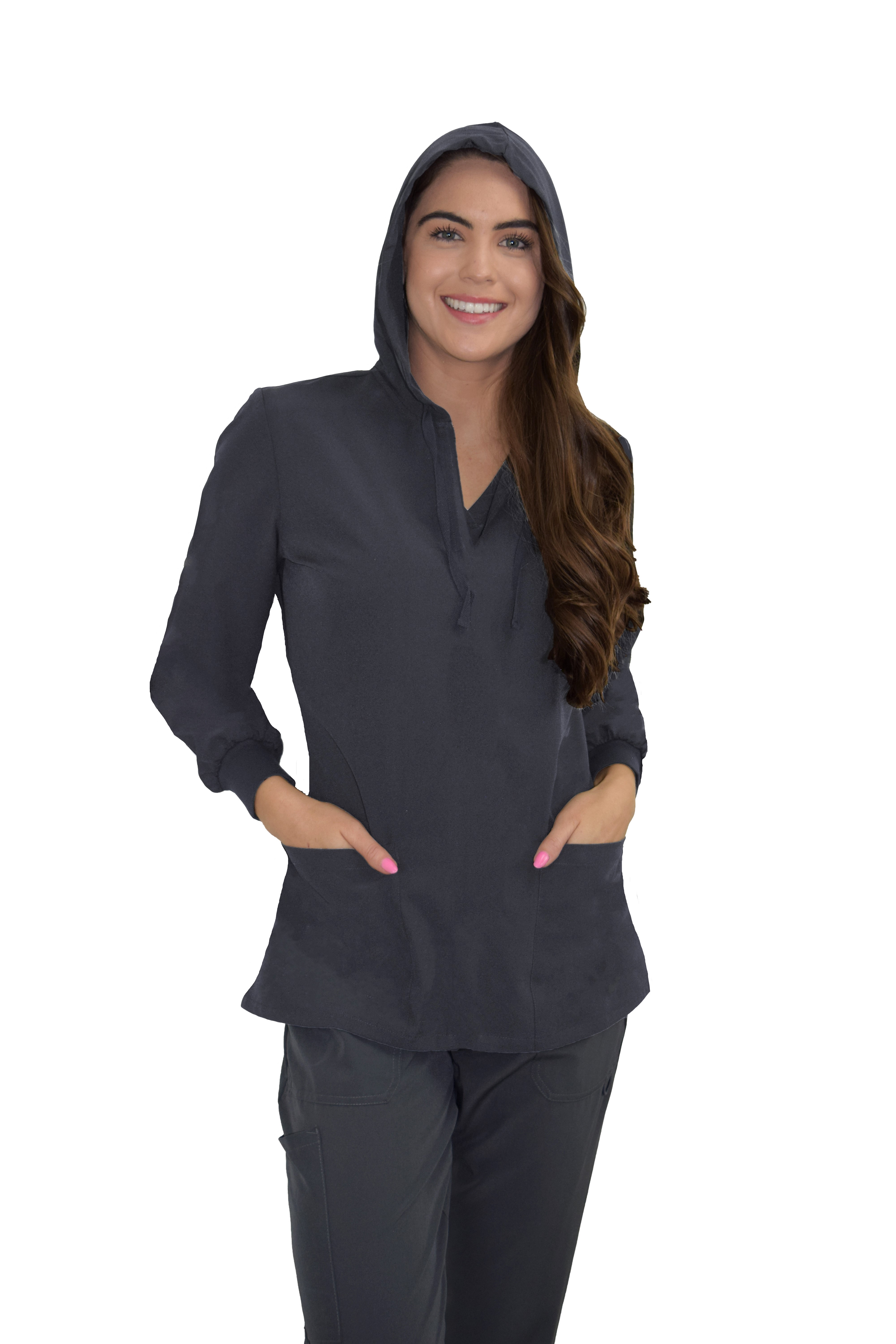 GT Performance Women's Pullover Hoodie Scrub Jacket - Picture 13 of 16