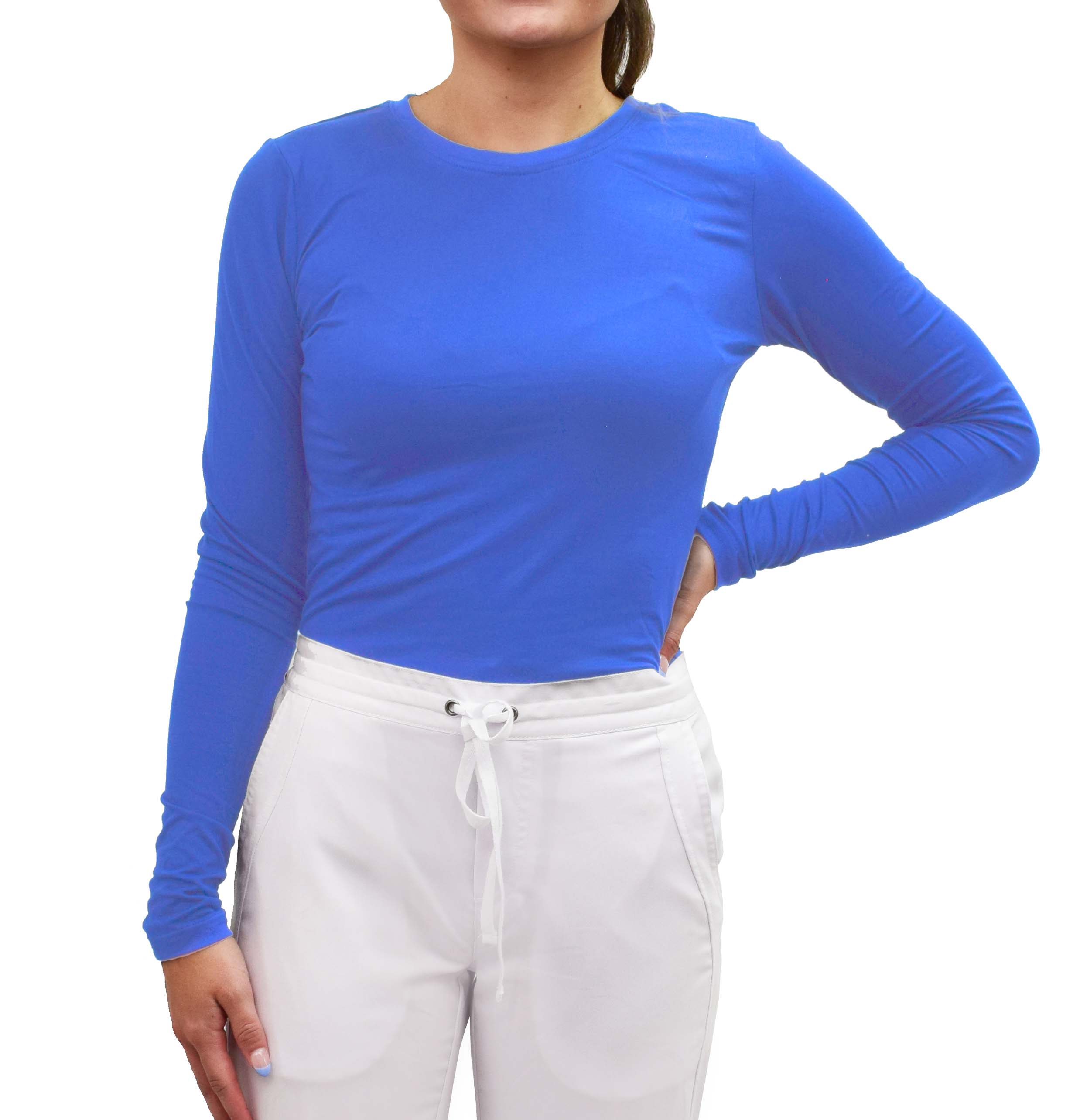 GT Performance Womens Long Sleeve Tee Underscrub T-Shirt - Picture 12 of 32