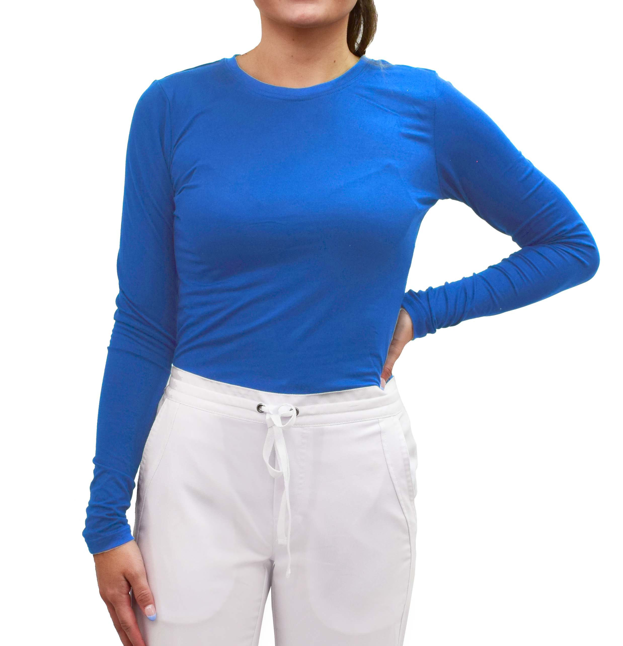 GT Performance Womens Long Sleeve Tee Underscrub T-Shirt - Picture 27 of 32