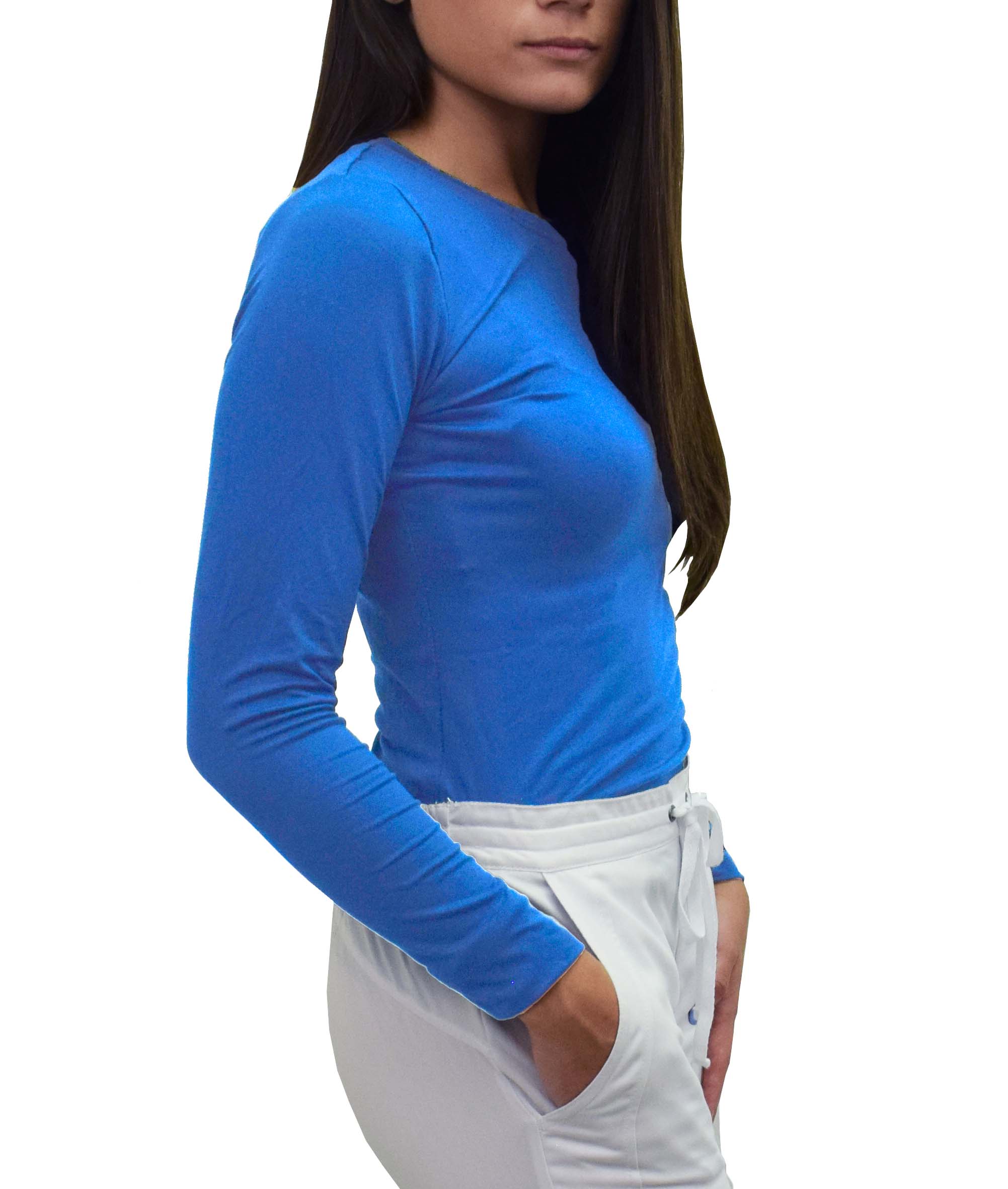 GT Performance Womens Long Sleeve Tee Underscrub T-Shirt - Picture 28 of 32
