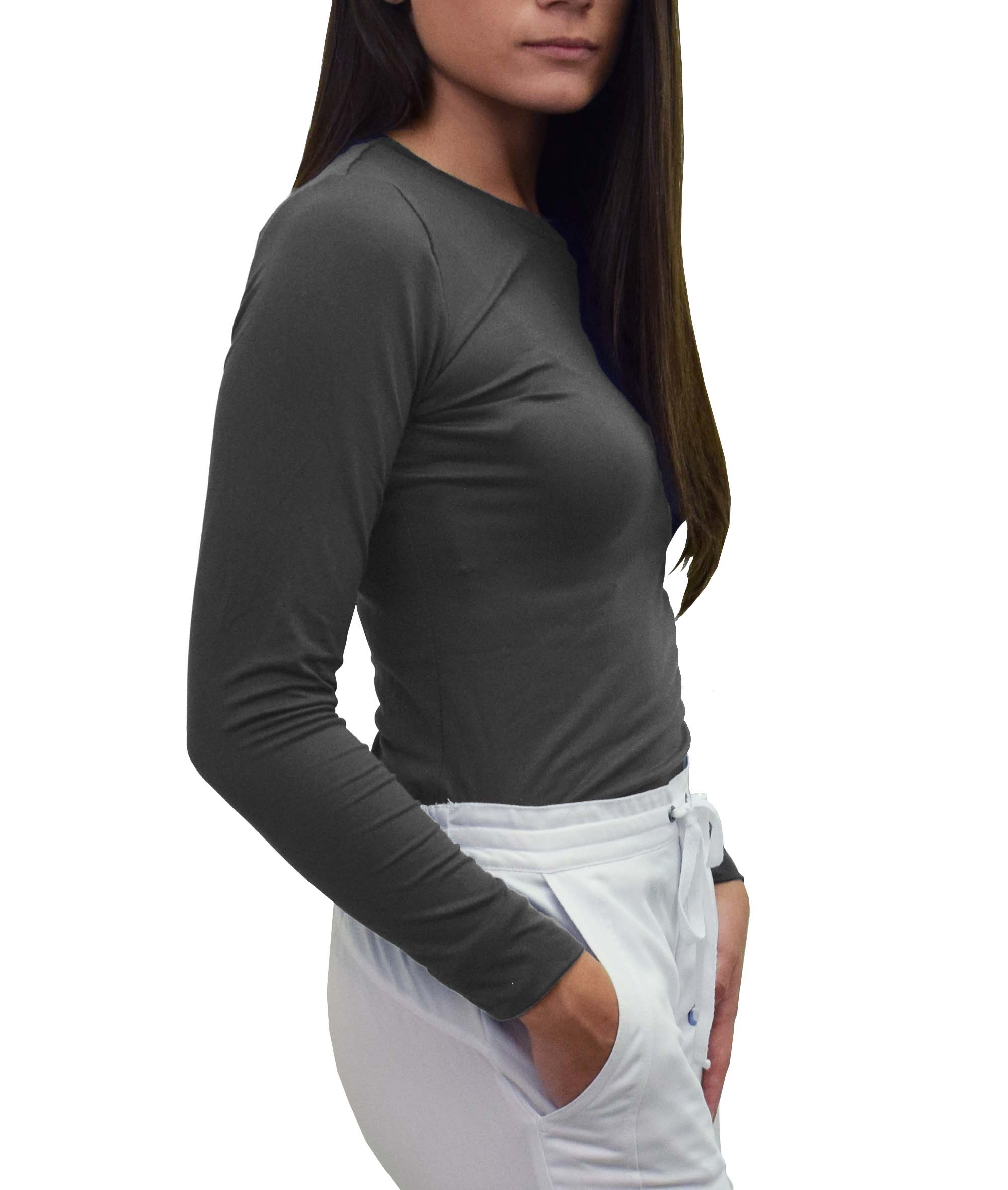 GT Performance Womens Long Sleeve Tee Underscrub T-Shirt - Picture 23 of 32
